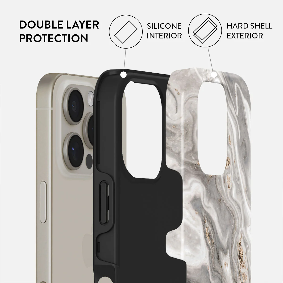 BURGA Tough MagSafe iPhone 16 Pro Max tok - snowstorm