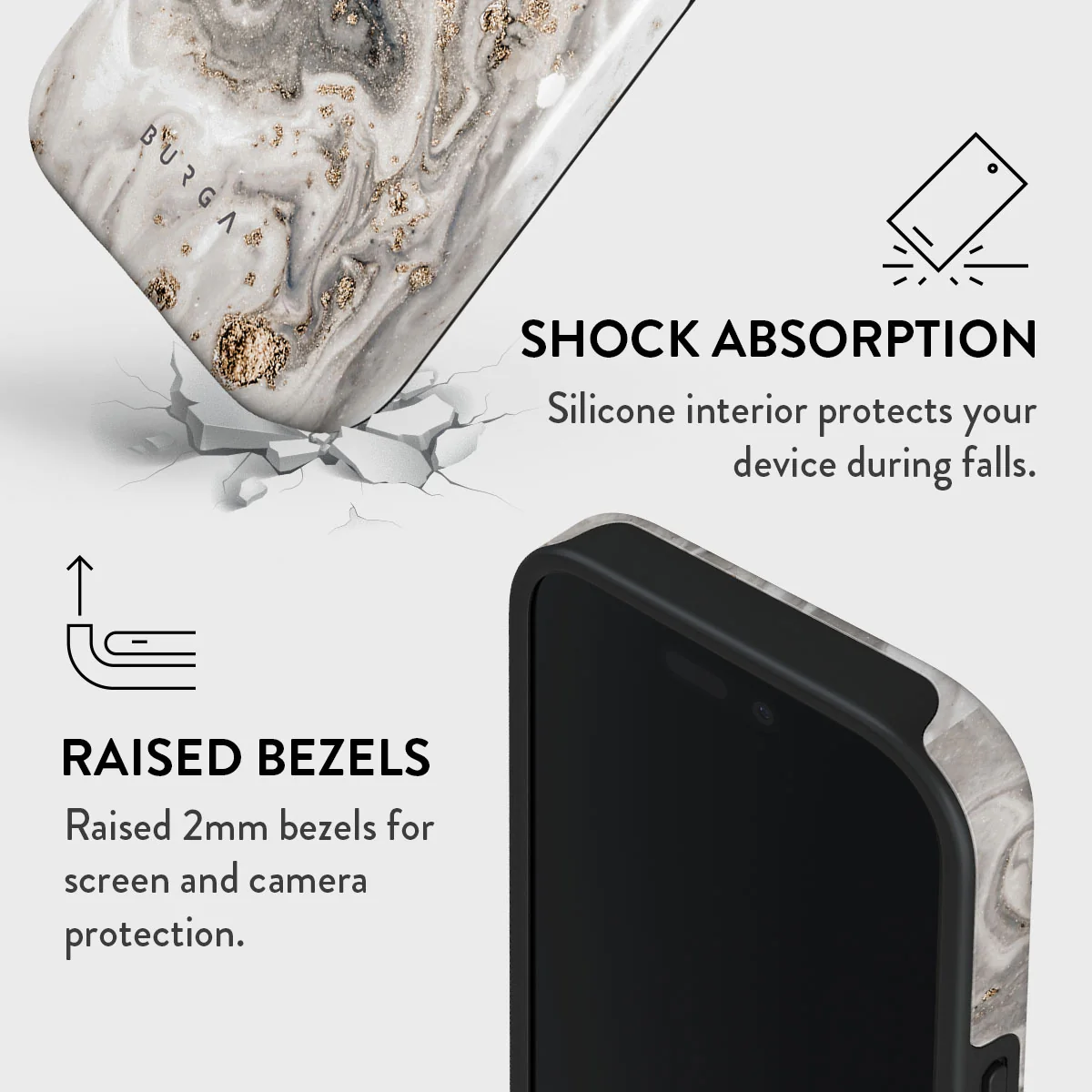 BURGA Tough MagSafe iPhone 16 Pro Max tok - snowstorm