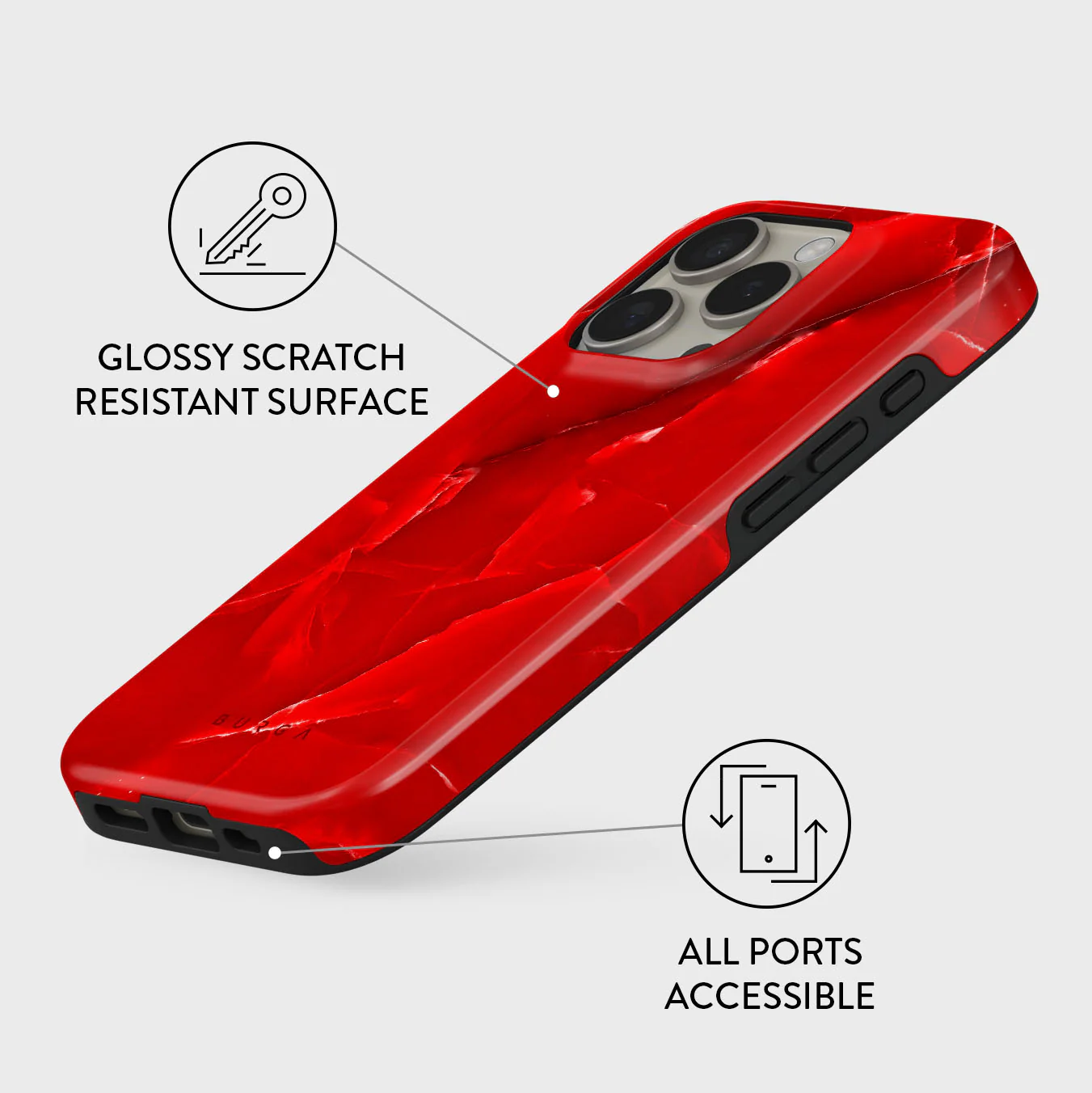 BURGA Tough MagSafe iPhone 16 Pro Max tok - wild blaze