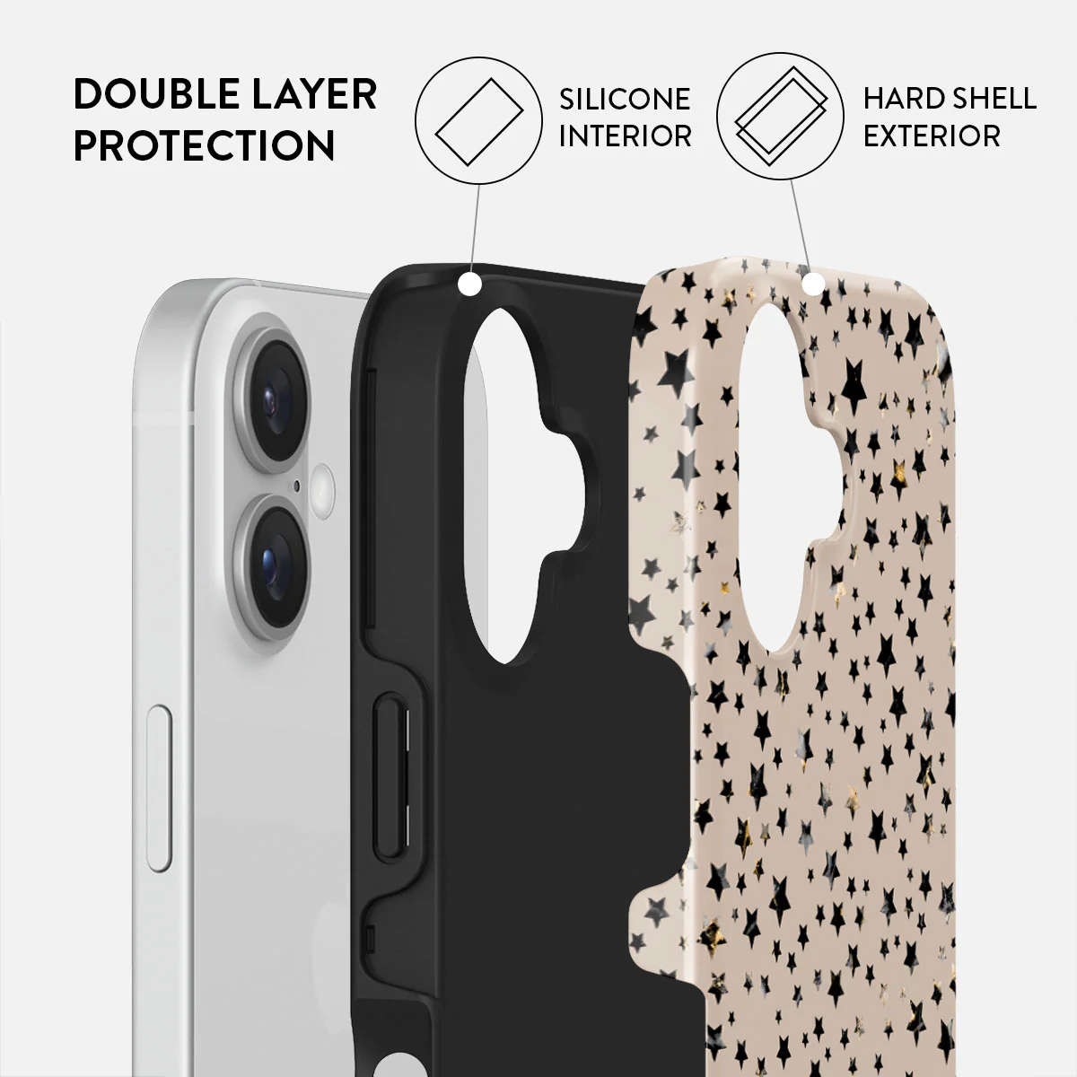 BURGA Tough MagSafe iPhone 16 tok - sparkling tiara