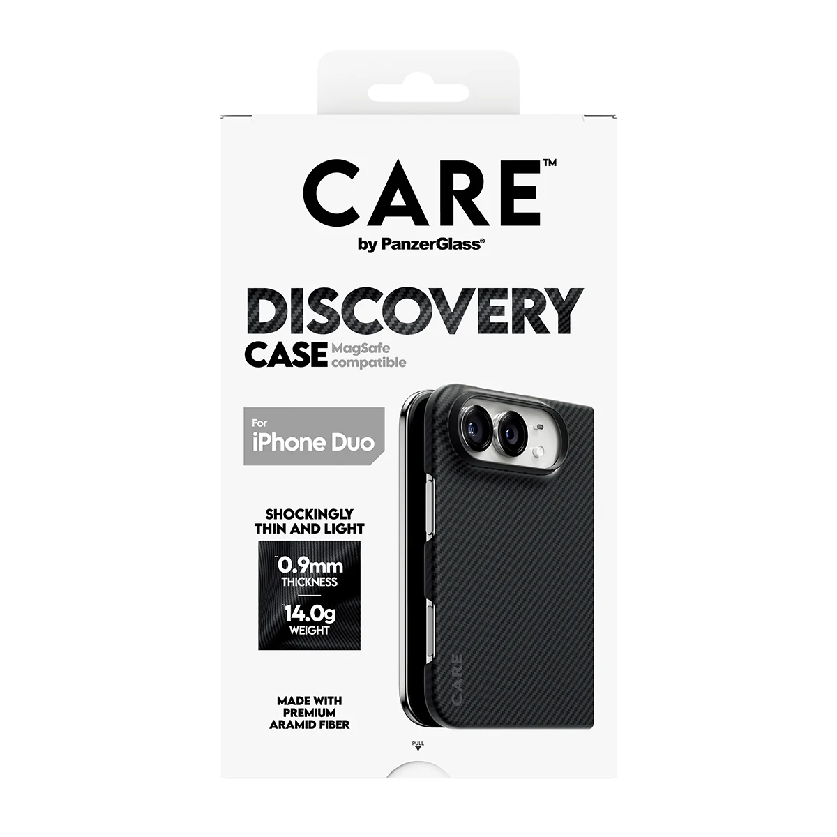 CARE by PanzerGlass Discovery iPhone Duo MagSafe tok - fekete/szürke