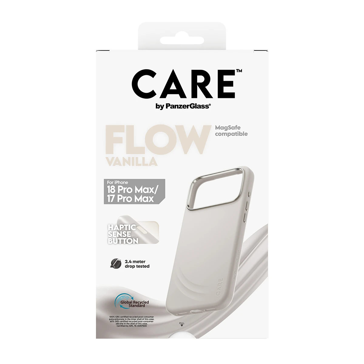 CARE by PanzerGlass Flow iPhone 18 Pro Max / 17 Pro Max MagSafe tok - vanília