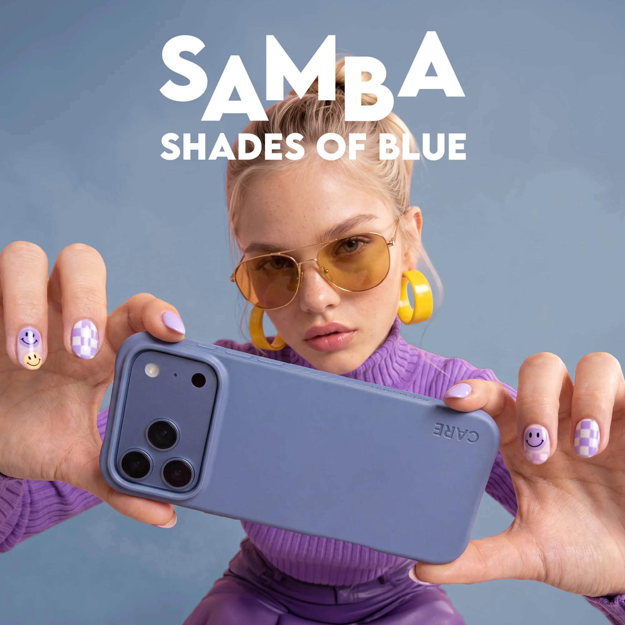 CARE by PanzerGlass Samba iPhone 18 Pro / 17 Pro MagSafe tok - kék