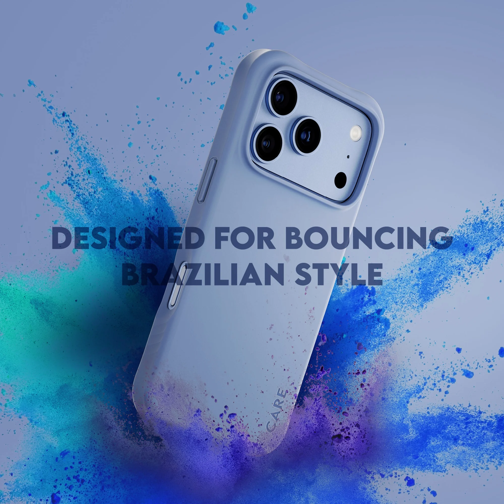 CARE by PanzerGlass Samba iPhone 18 Pro / 17 Pro MagSafe tok - kék
