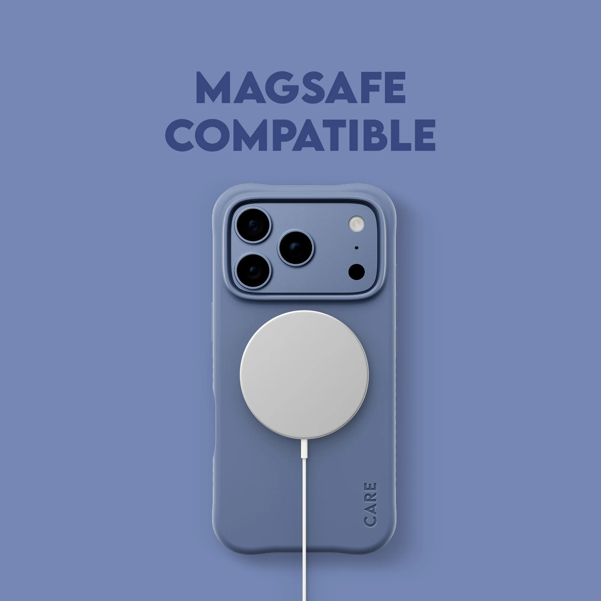 CARE by PanzerGlass Samba iPhone 18 Pro / 17 Pro MagSafe tok - kék