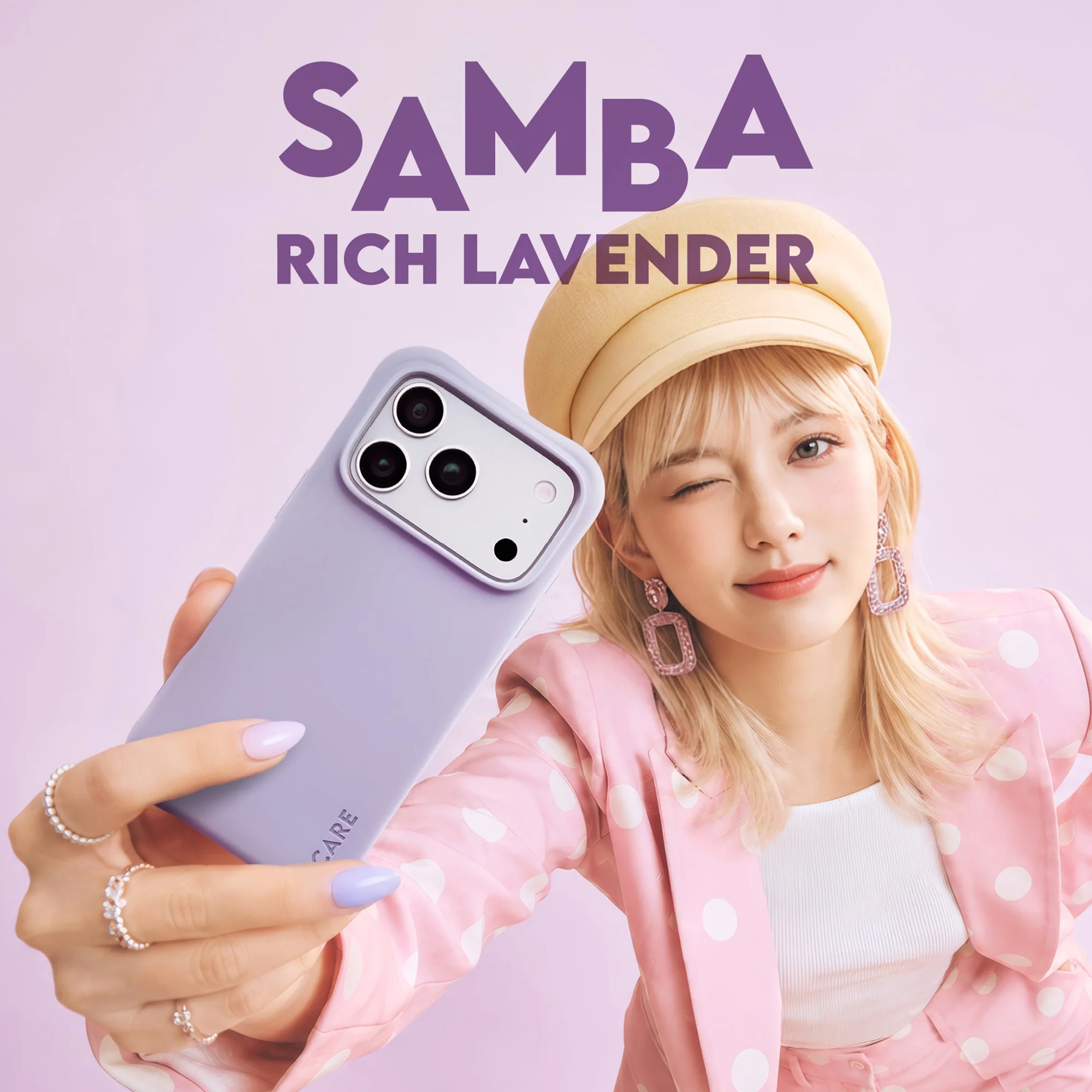 CARE by PanzerGlass Samba iPhone 18 Pro / 17 Pro MagSafe tok - levendula