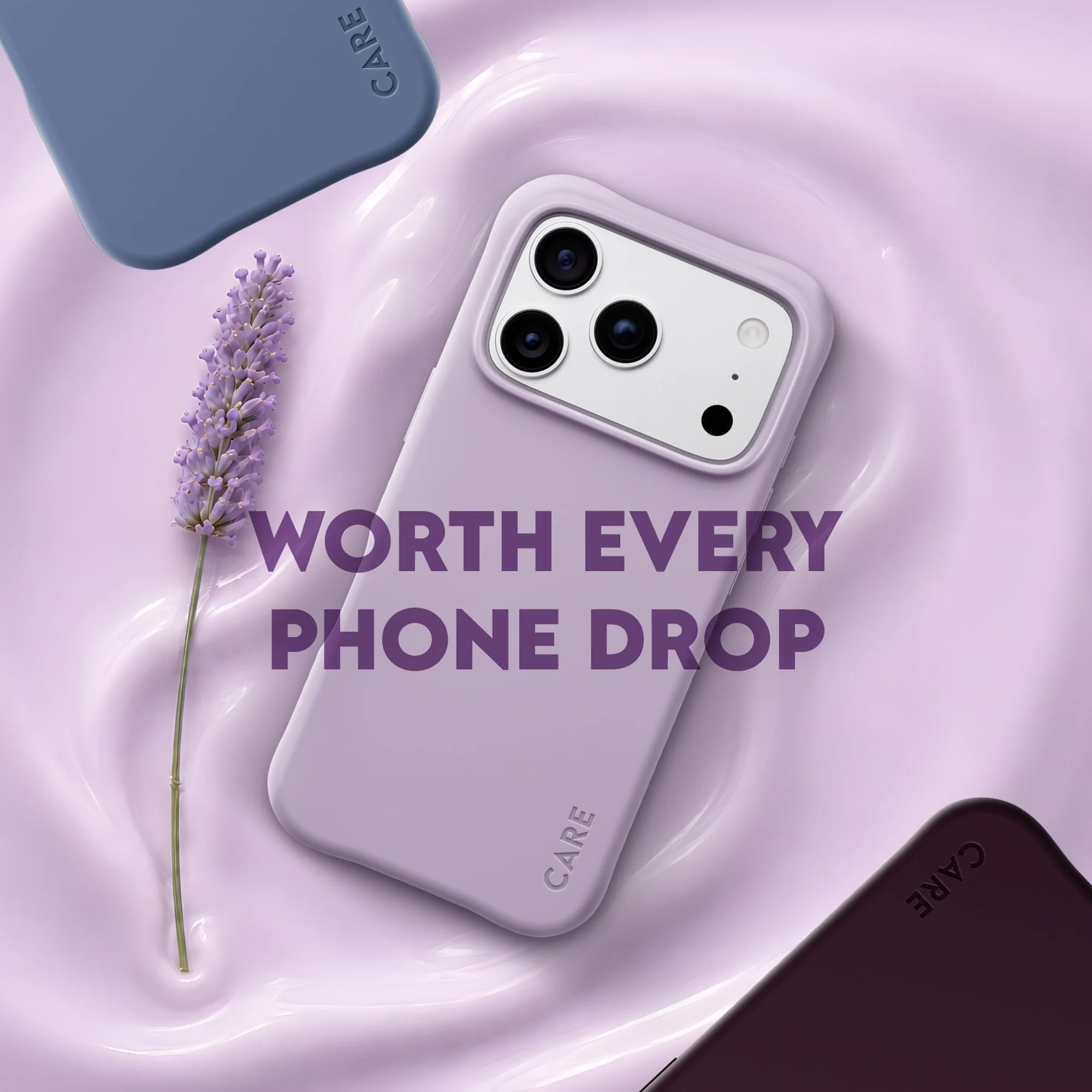 CARE by PanzerGlass Samba iPhone 18 Pro / 17 Pro MagSafe tok - levendula