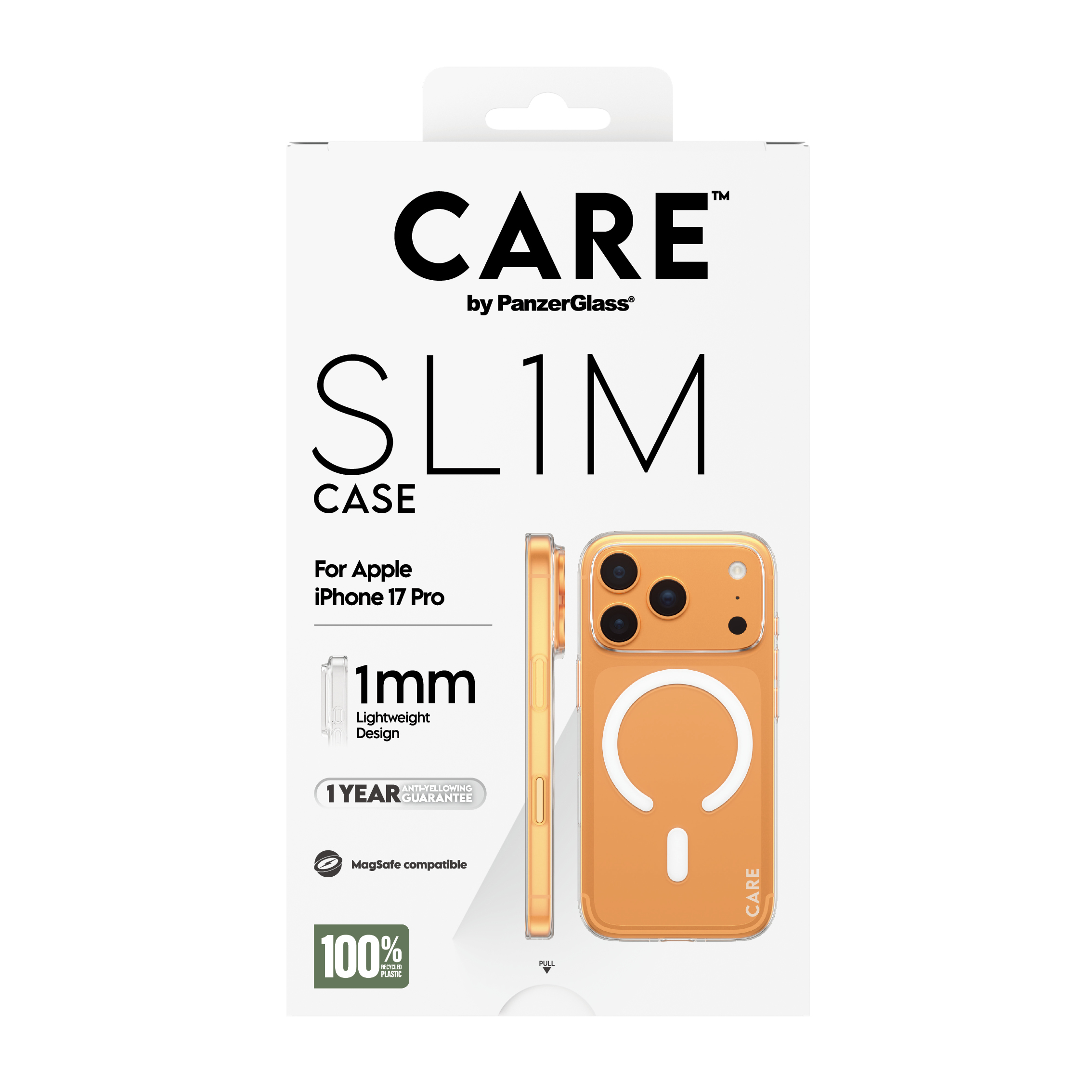 CARE by PanzerGlass SL1M iPhone 17 Pro MagSafe tok – átlátszó