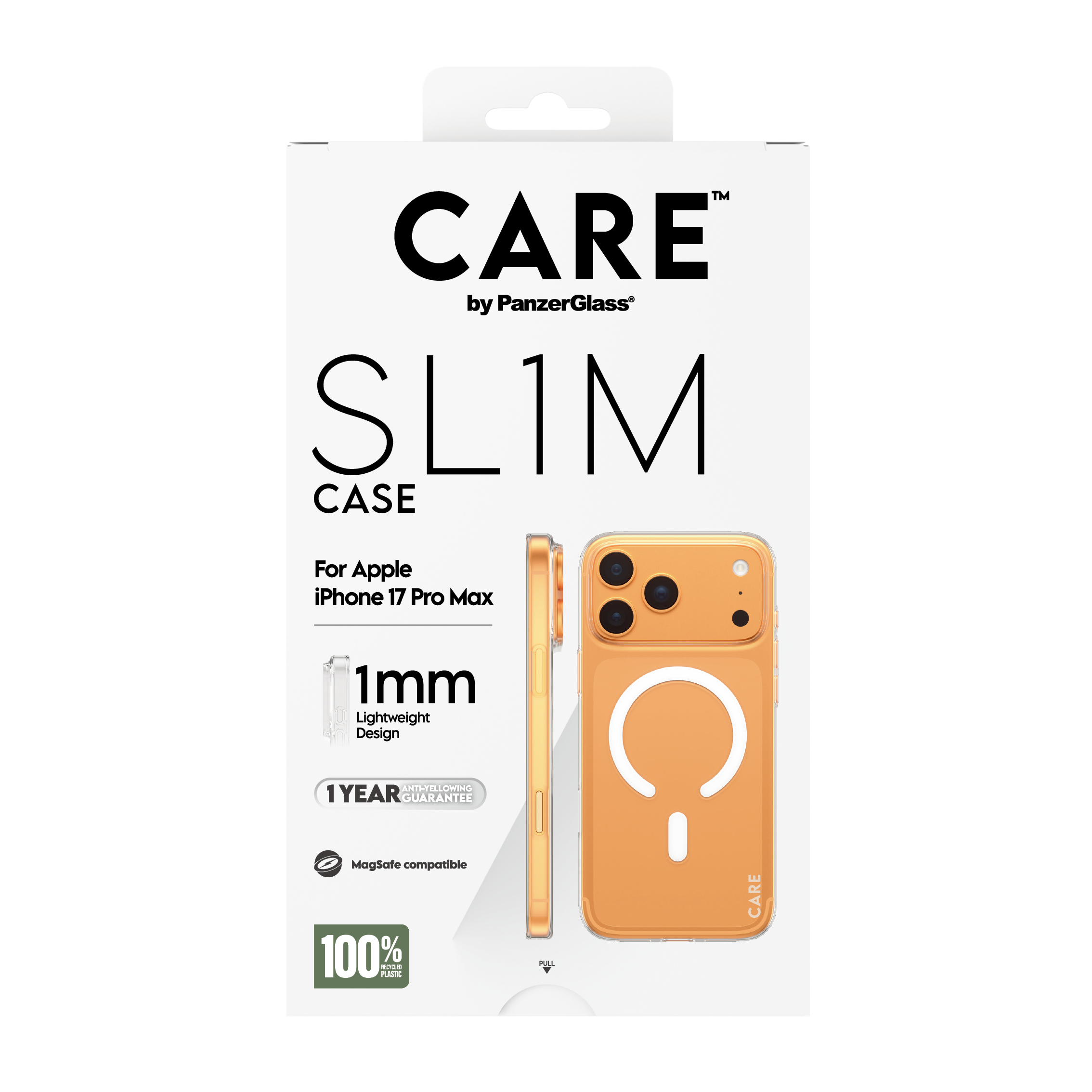 CARE by PanzerGlass SL1M iPhone 17 Pro Max MagSafe tok – átlátszó