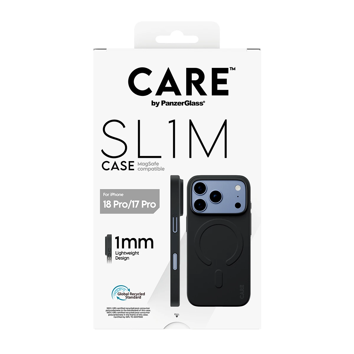 CARE by PanzerGlass SL1M iPhone 18 Pro / 17 Pro MagSafe tok - fekete