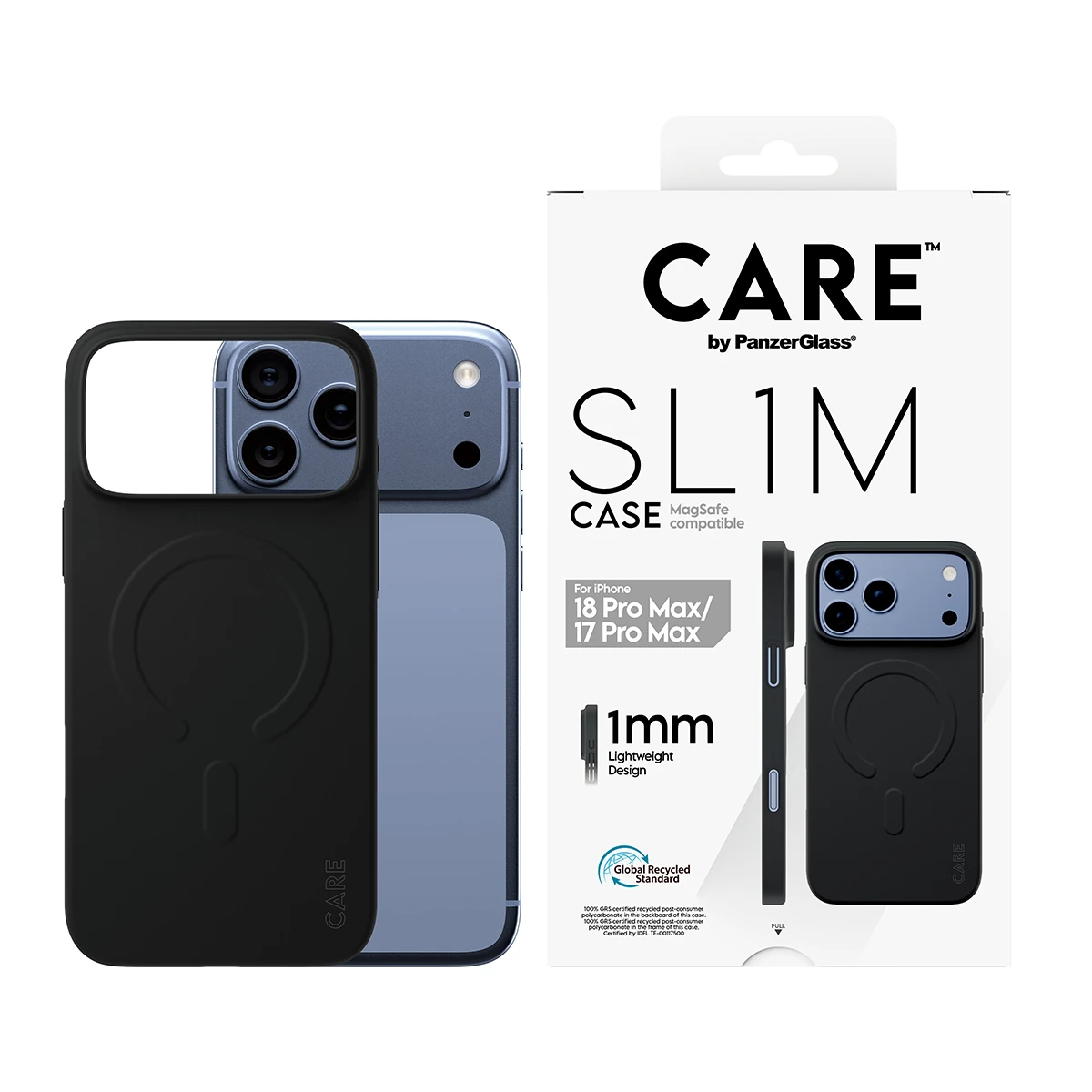 CARE by PanzerGlass SL1M iPhone 18 Pro Max / 17 Pro Max MagSafe tok - fekete