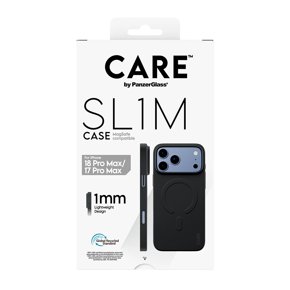 CARE by PanzerGlass SL1M iPhone 18 Pro Max / 17 Pro Max MagSafe tok - fekete