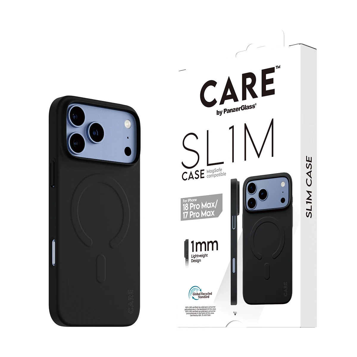 CARE by PanzerGlass SL1M iPhone 18 Pro Max / 17 Pro Max MagSafe tok - fekete