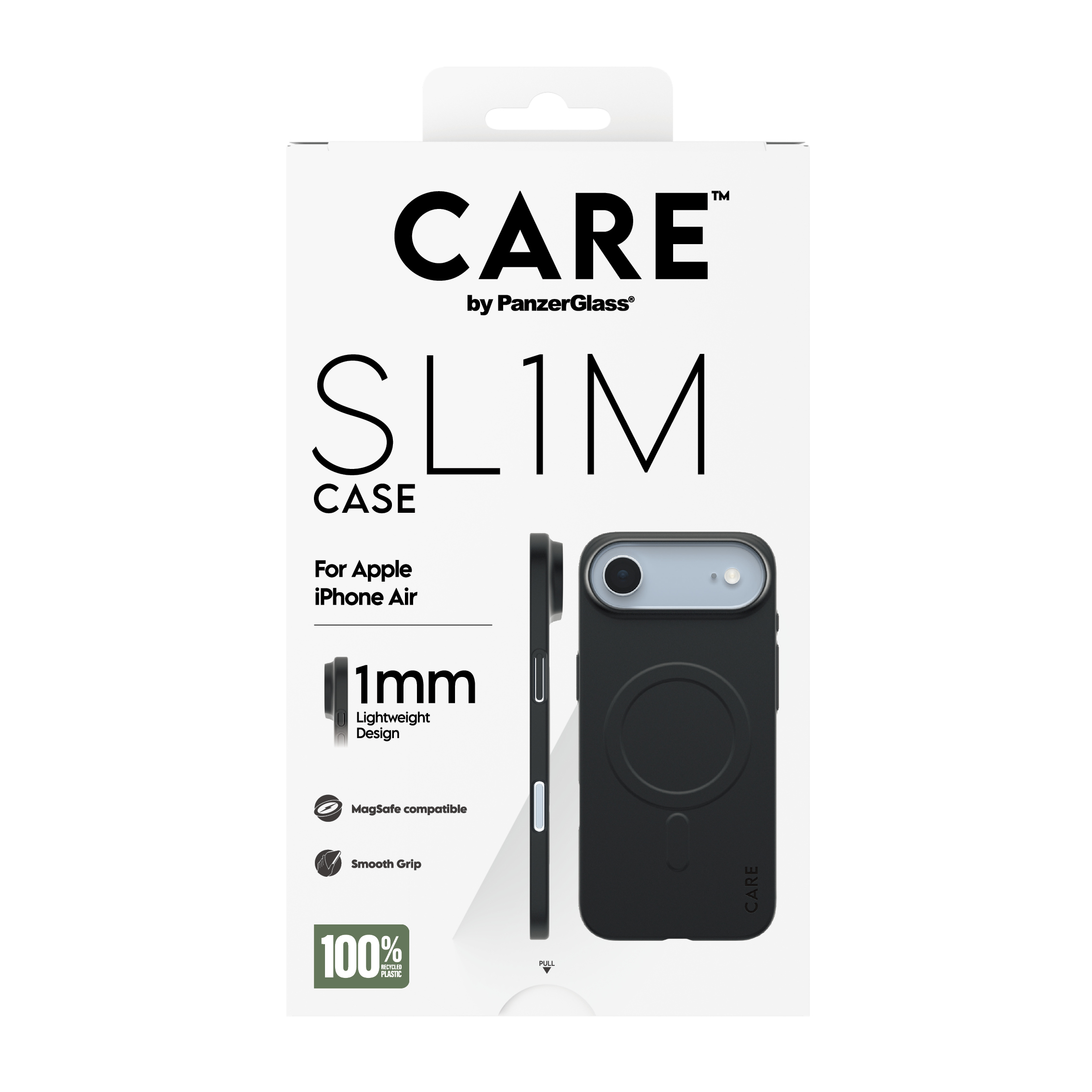 CARE by PanzerGlass SL1M iPhone Air MagSafe tok – fekete