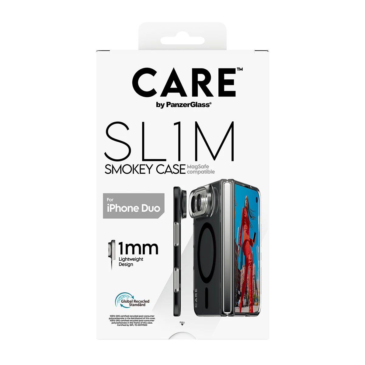 CARE by PanzerGlass SL1M iPhone Duo MagSafe tok - fekete