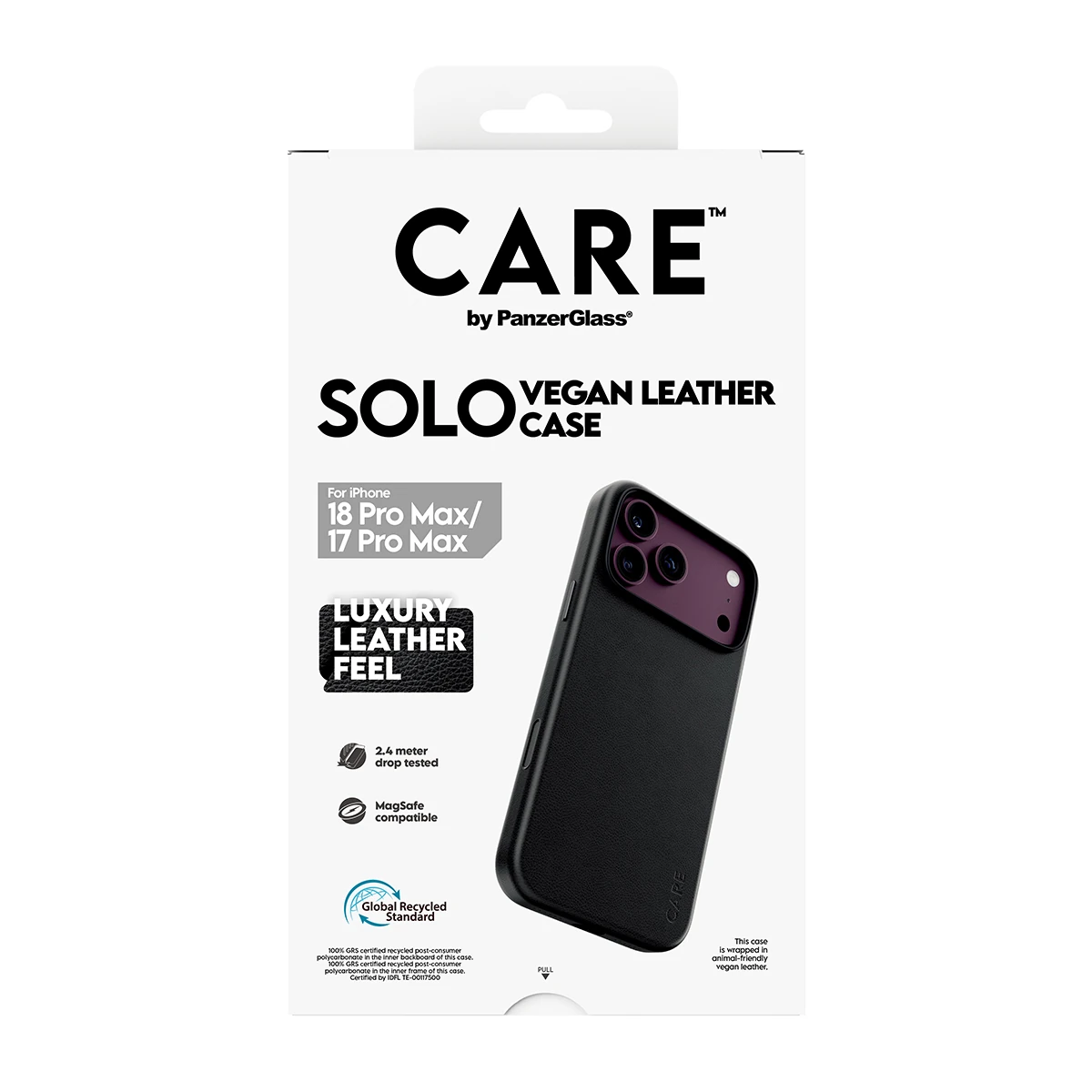 CARE by PanzerGlass Solo iPhone 18 Pro Max / 17 Pro Max MagSafe tok - fekete