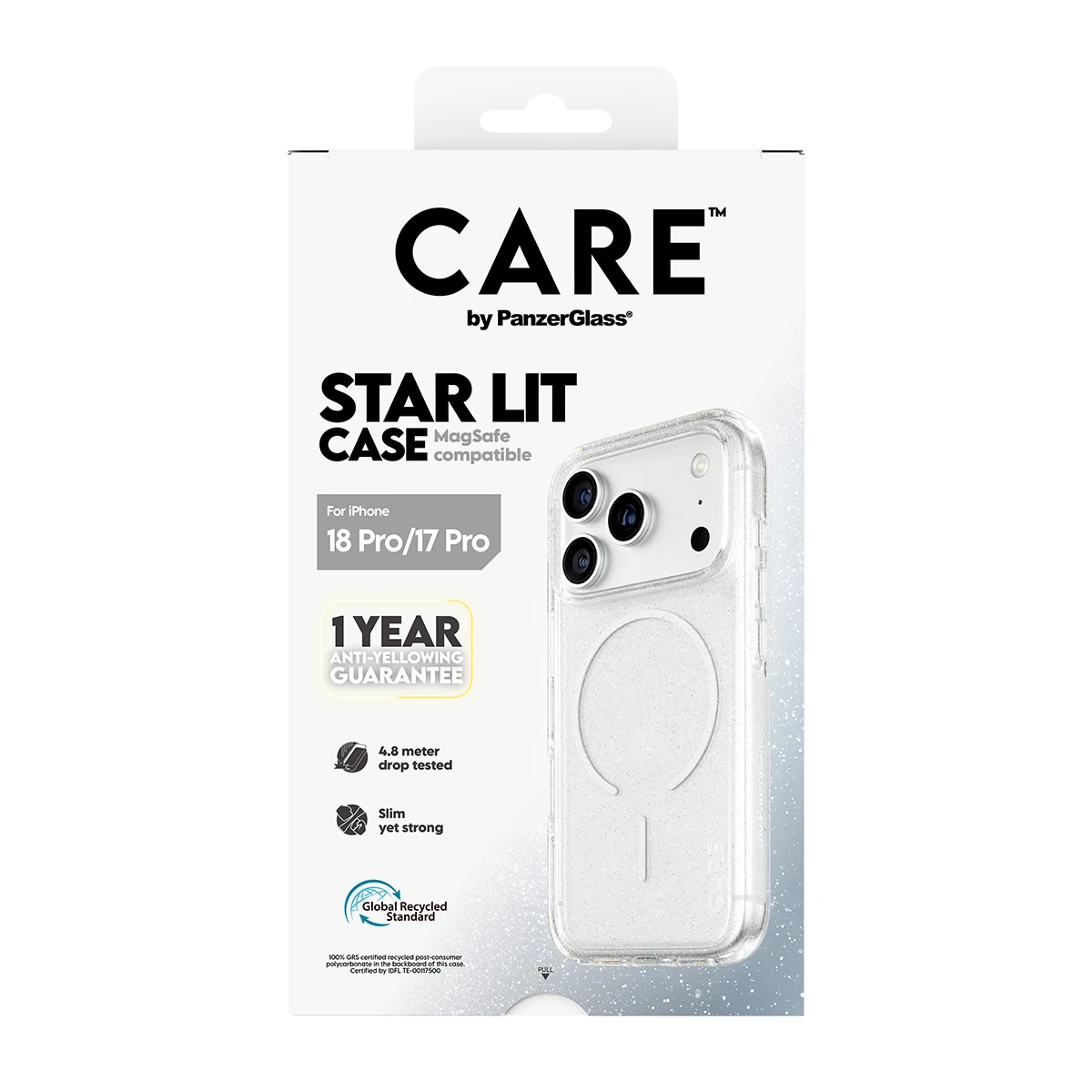 CARE by PanzerGlass Star Lit iPhone 18 Pro / 17 Pro MagSafe tok