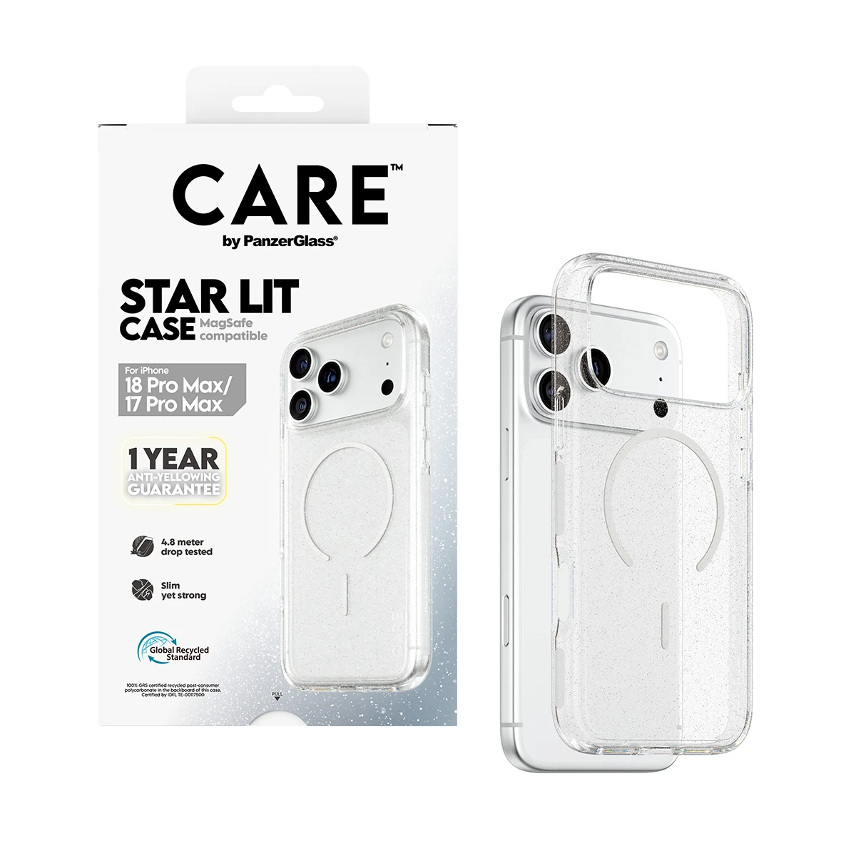 CARE by PanzerGlass Star Lit iPhone 18 Pro Max / 17 Pro Max MagSafe tok