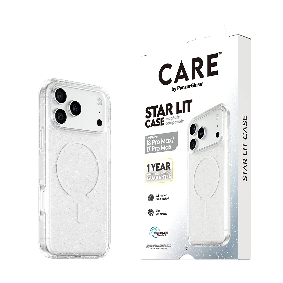 CARE by PanzerGlass Star Lit iPhone 18 Pro Max / 17 Pro Max MagSafe tok