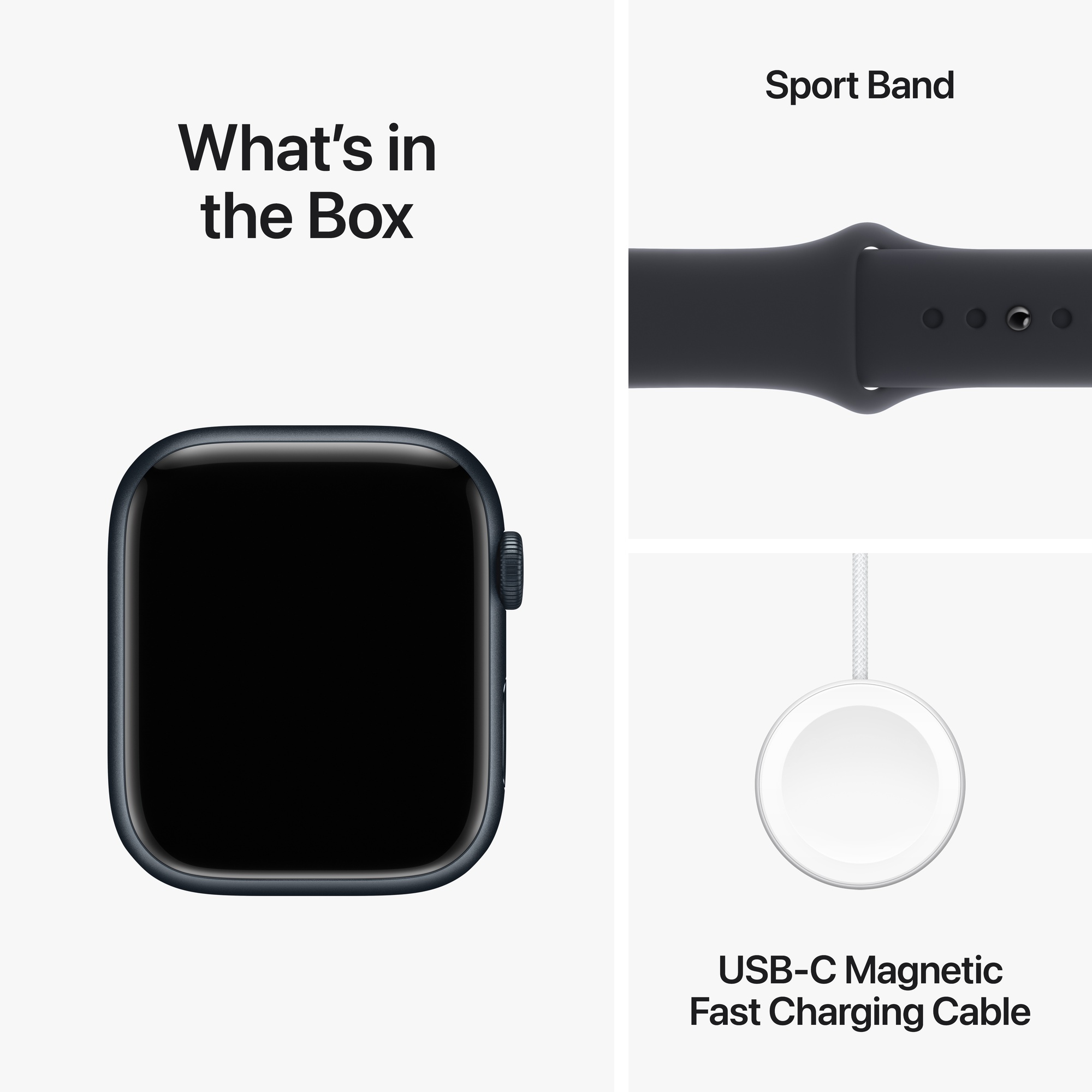 APPLE Watch Series 9 GPS + Cellular Stainless Steel Case with Sport Band
