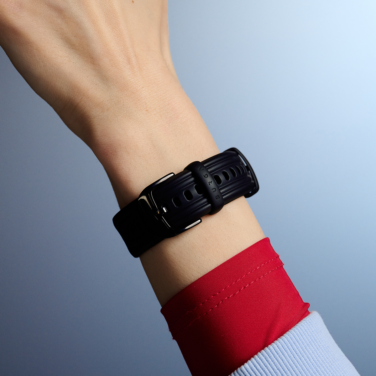 BURGA Apple Watch 38/40/41mm Core gumiszíj - fekete