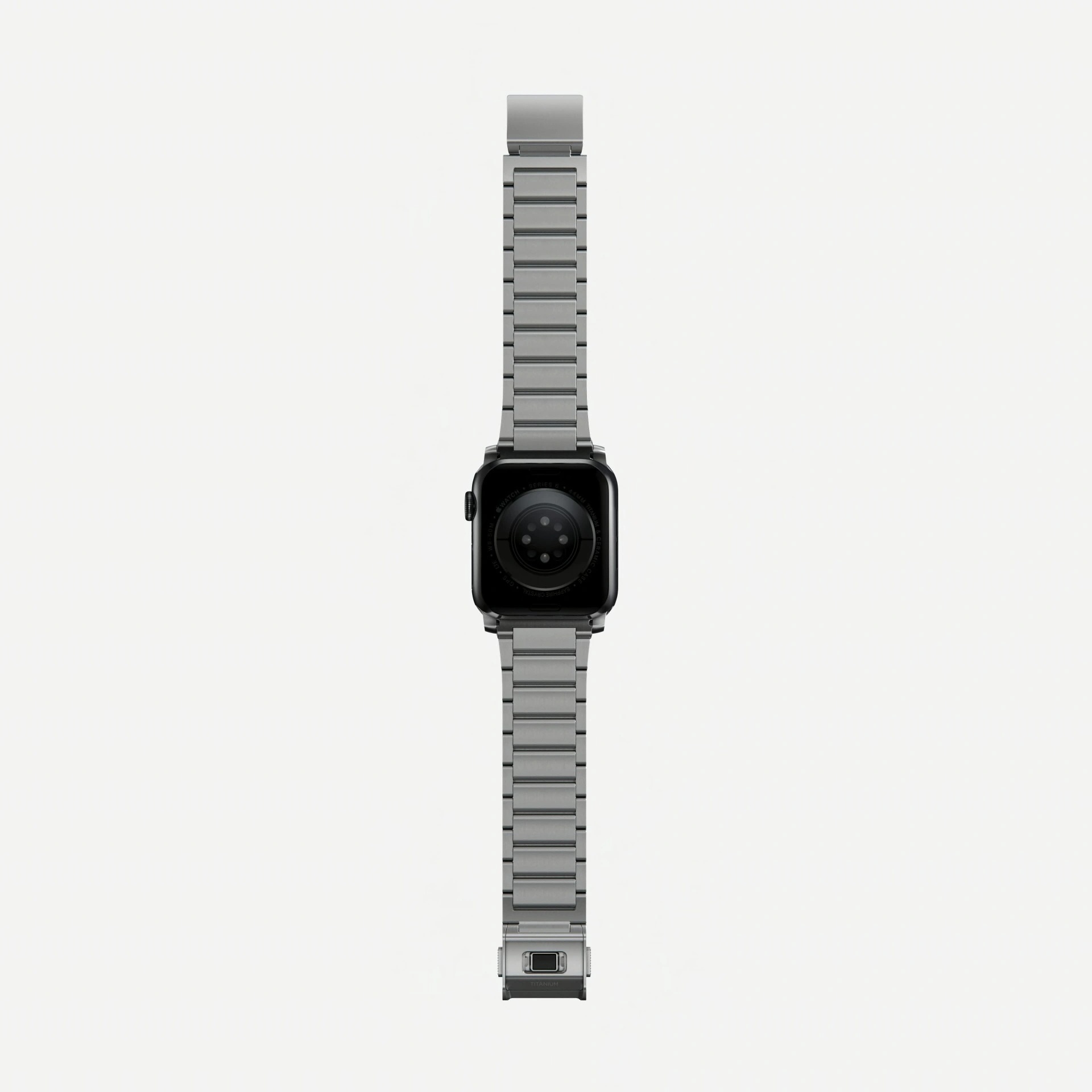 NOMAD Apple Watch 42/44/45/49mm-es natúr titán szíj 