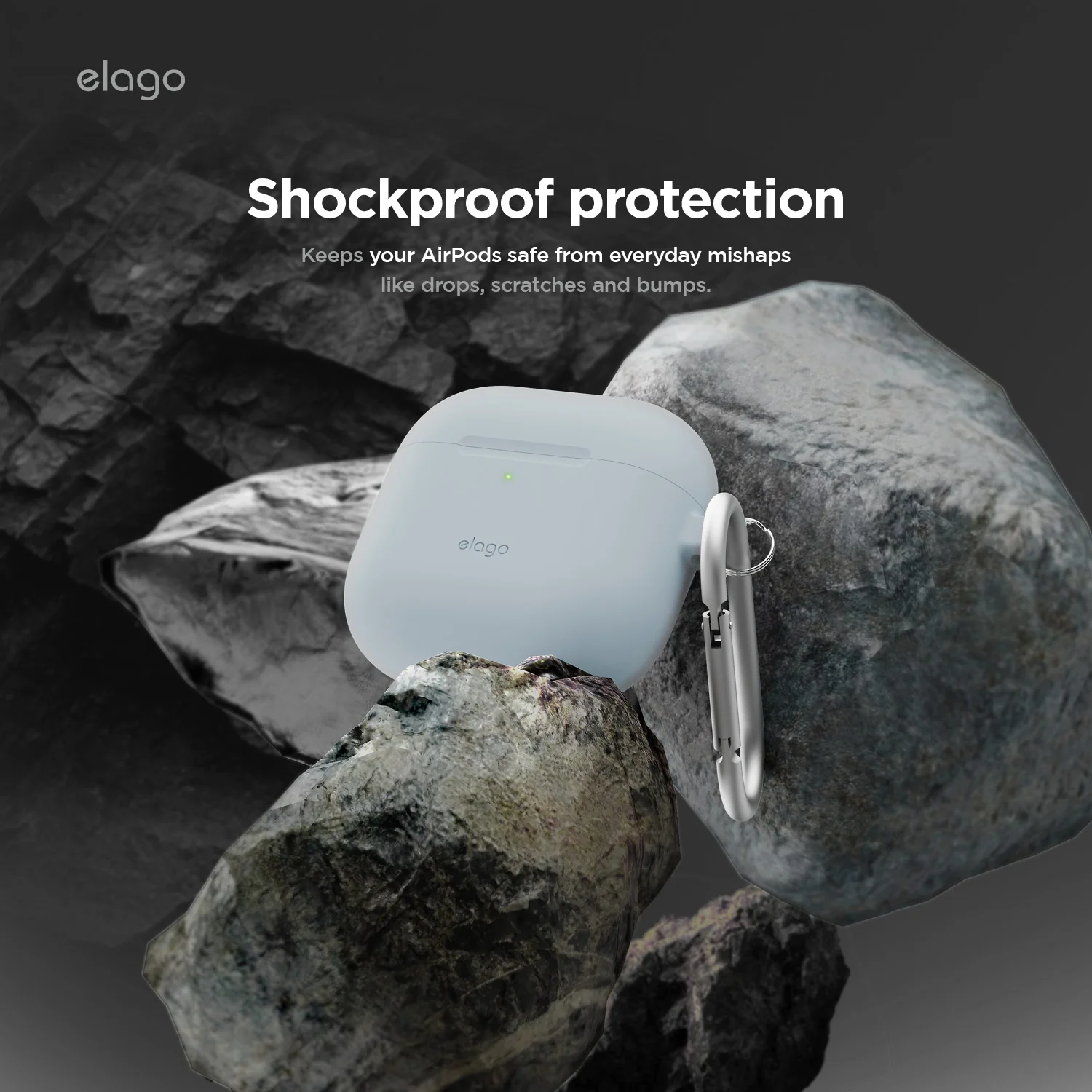 ELAGO AirPods 4 szilikon tok - rózsaszín