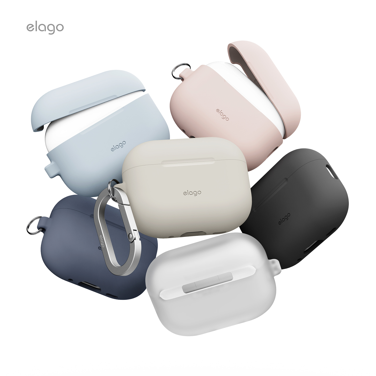 elago AirPods Pro 3 szilikon tok - rózsaszín