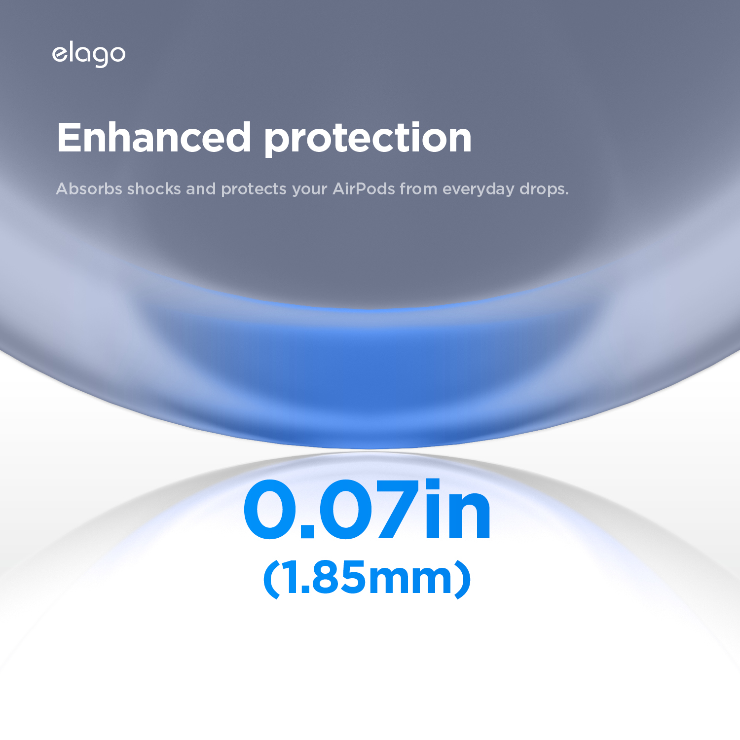 elago AirPods Pro 3 szilikon tok - sötétkék