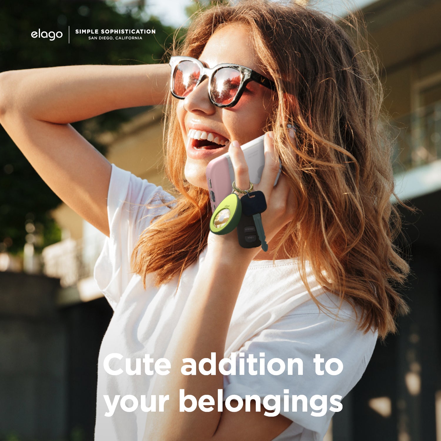 elago AirTag avokádó tok