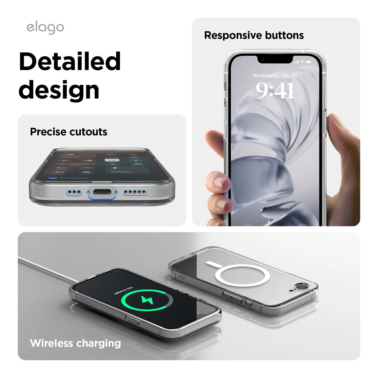 elago Hybrid MagSafe iPhone 17e MagSafe tok
