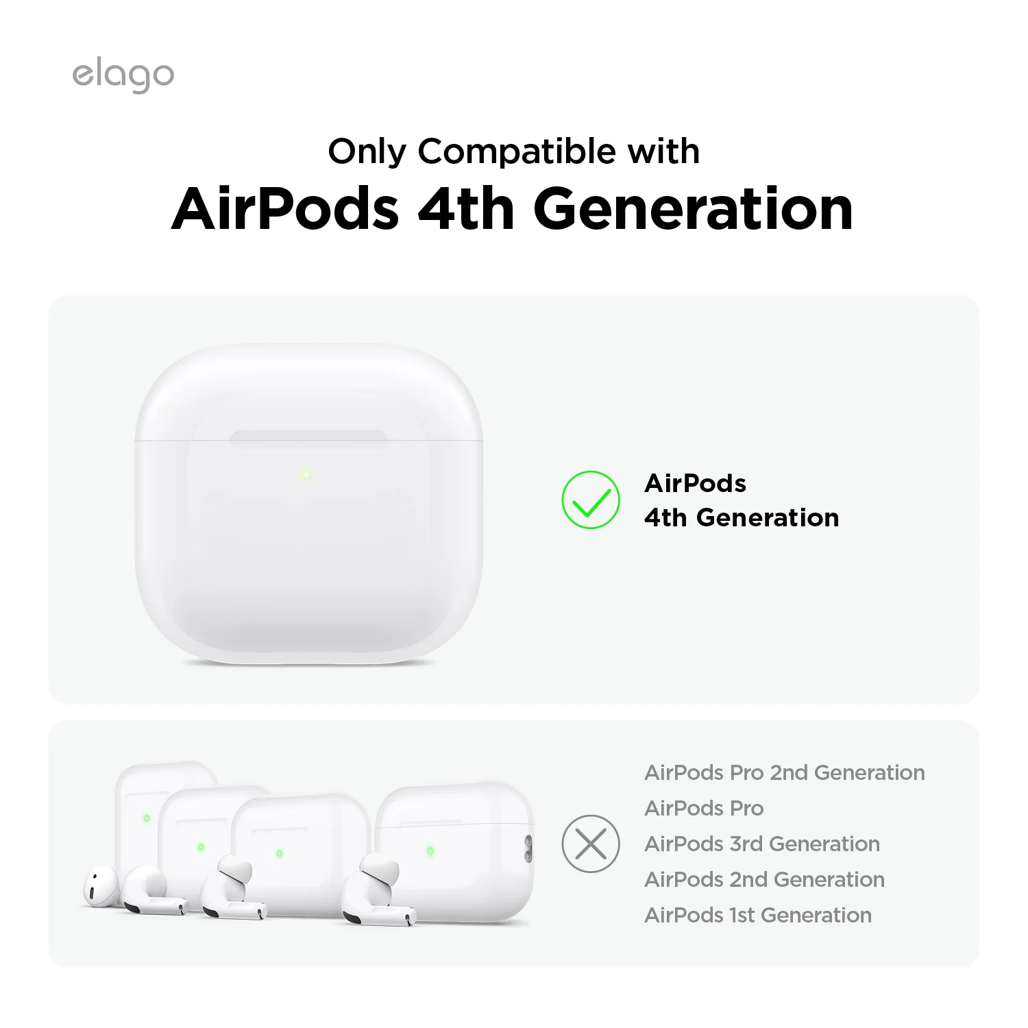 ELAGO AirPods 4 Liquid Hybrid védőtok - bézs