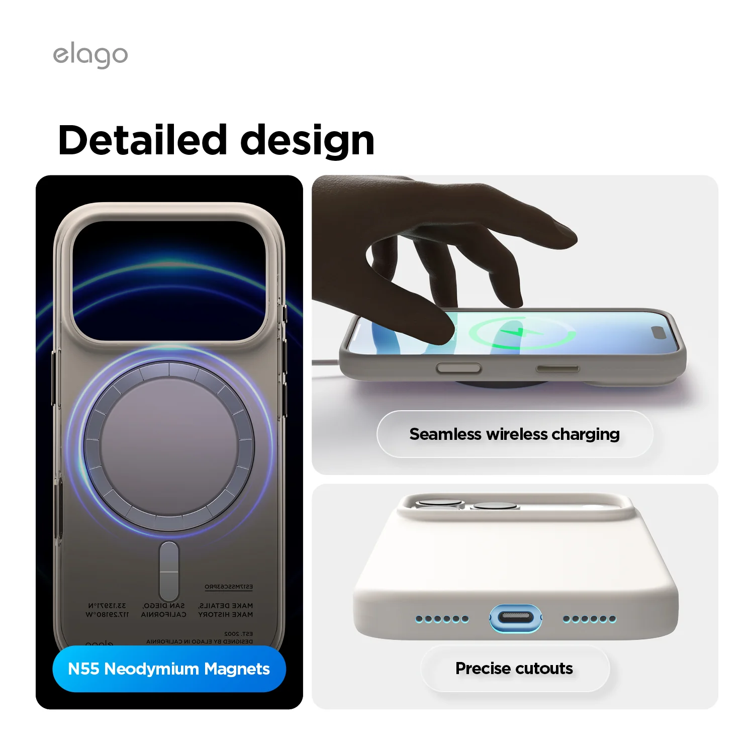 elago MagSafe-kompatibilis iPhone 18/17 Pro Max szilikontok - limezöld