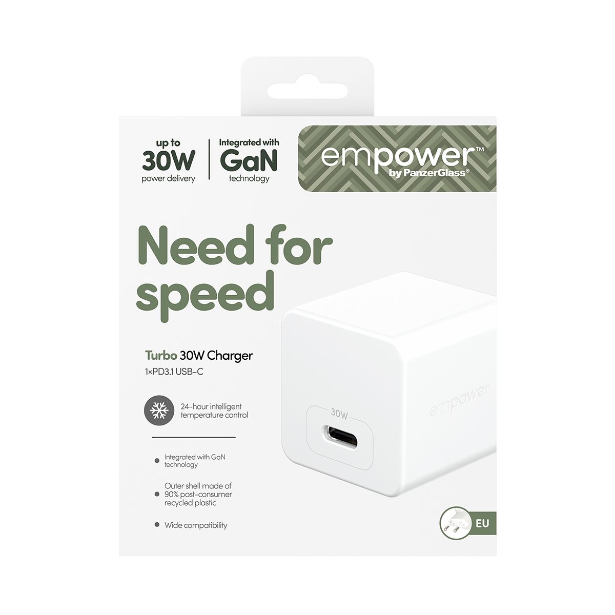 empower by PanzerGlass 30W USB-C töltő adapter