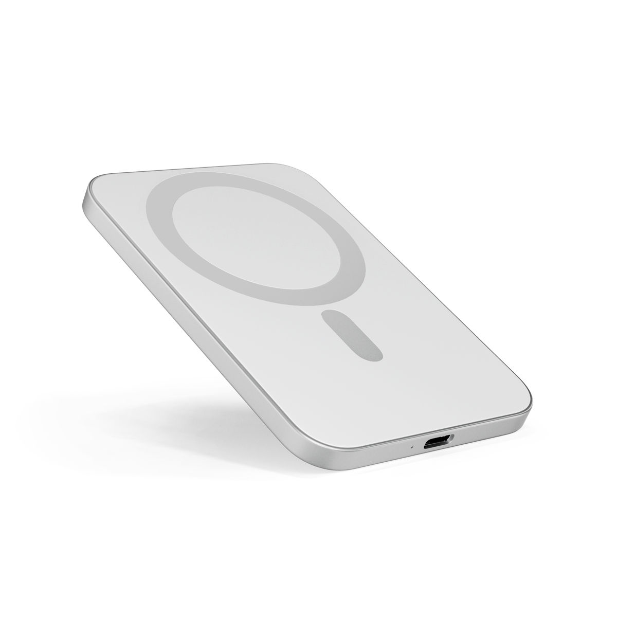 EPICO 3000mAh vékony Qi2 kompatibilis mágneses powerbank - ezüst