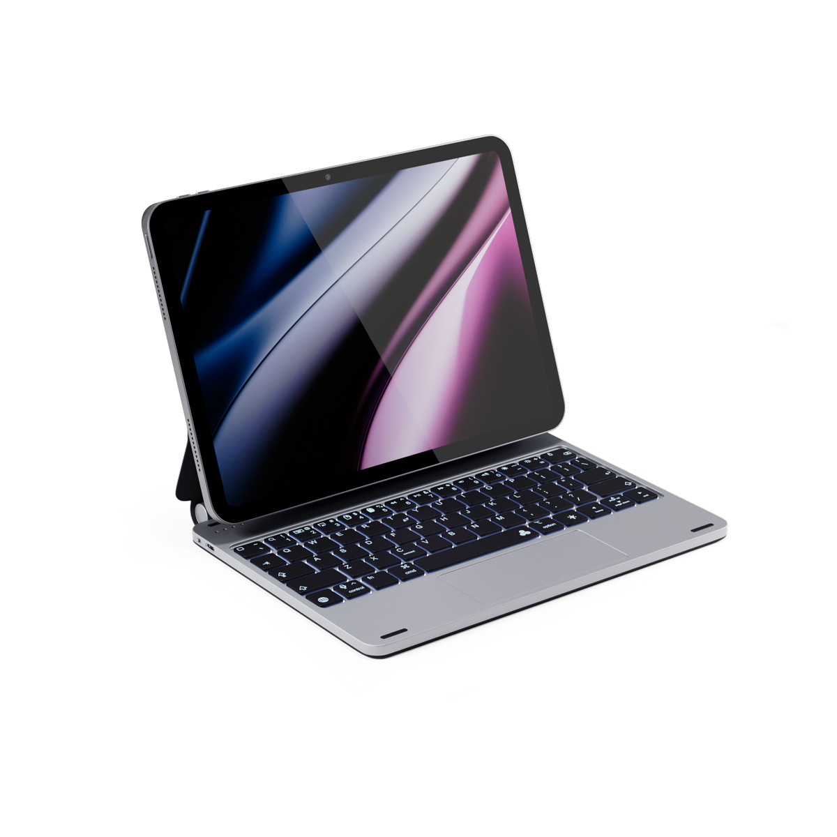 epico aluminium Pad Pro 11" (2018-2022)/Air 10,9"/Air 11" M2/M3 billentyűzet - magyar