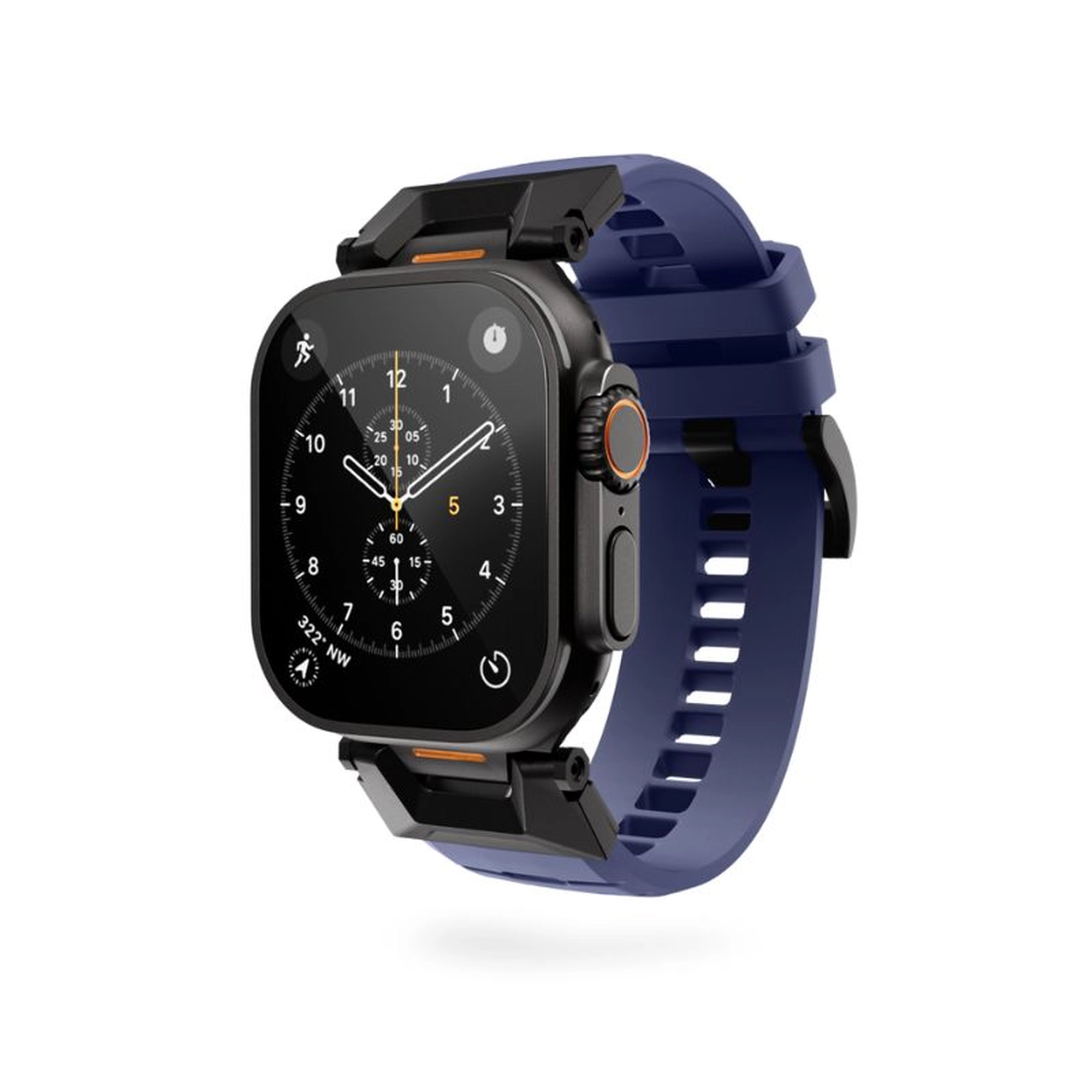 epico FKM Rubber Pro sport Apple Watch szíj 42/44/45/46/49mm - kék