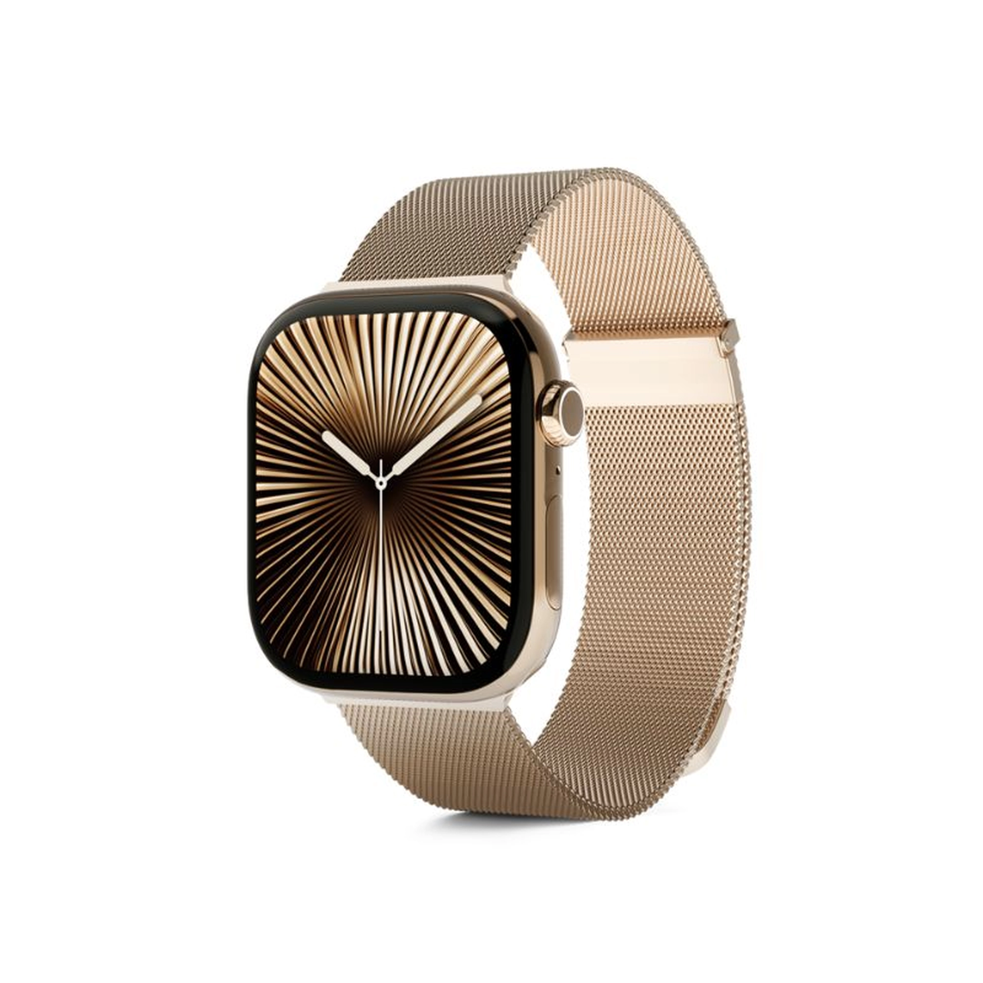 epico Milanese+ fém milánói Apple Watch szíj 42/44/45/46/49mm - arany
