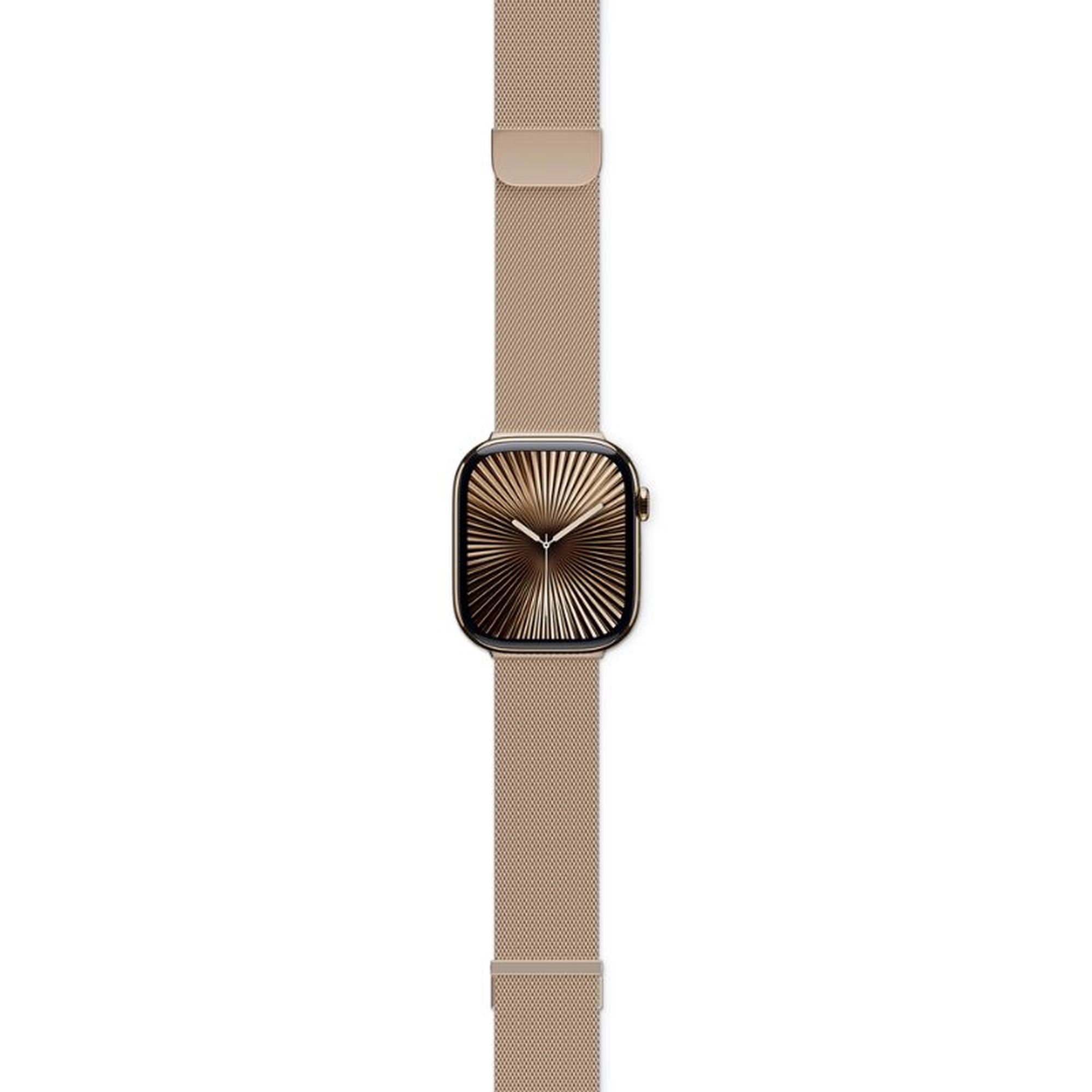 epico Milanese+ fém milánói Apple Watch szíj 42/44/45/46/49mm - arany