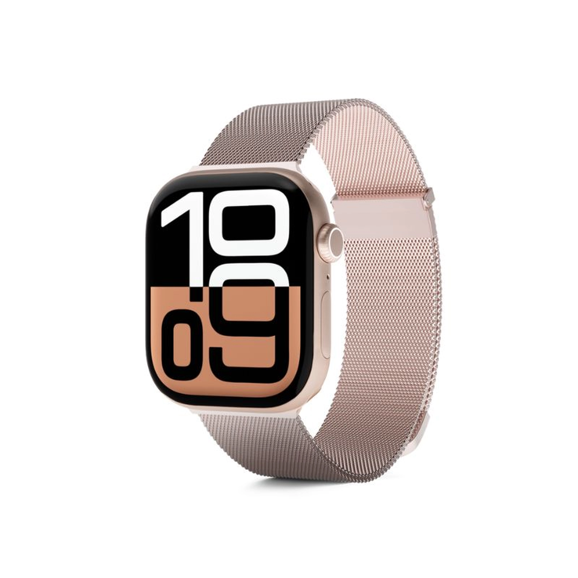 epico Milanese+ fém milánói Apple Watch szíj 42/44/45/46/49mm - rozéarany