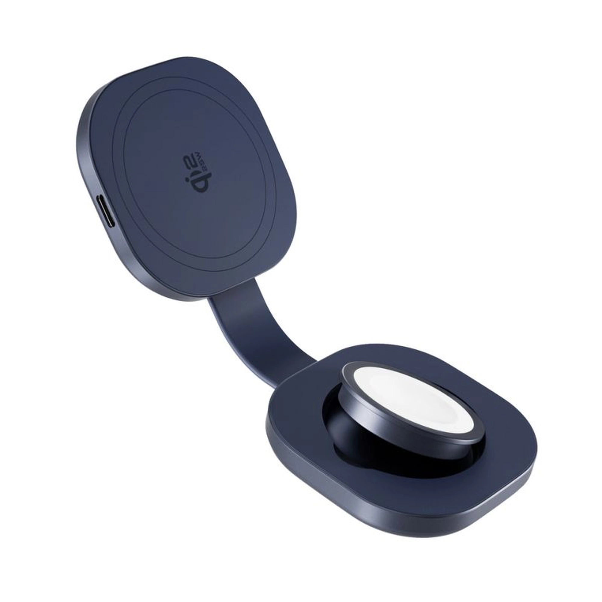 epico UltraBase Qi2 25W 2in1 összecsukható MagSafe töltő - mélykék