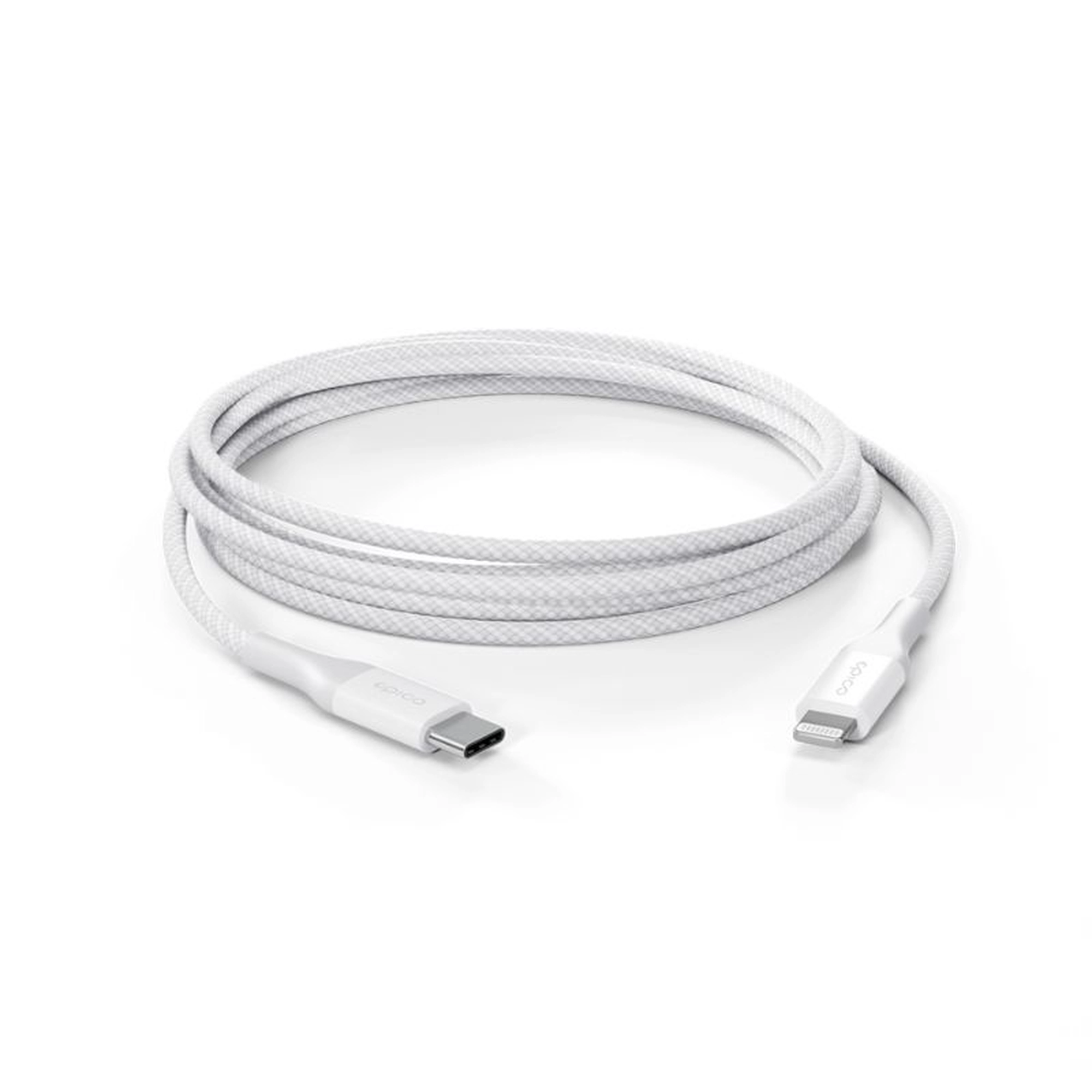epico UltraLink USB-C/Lightning töltőkábel 2m - fehér
