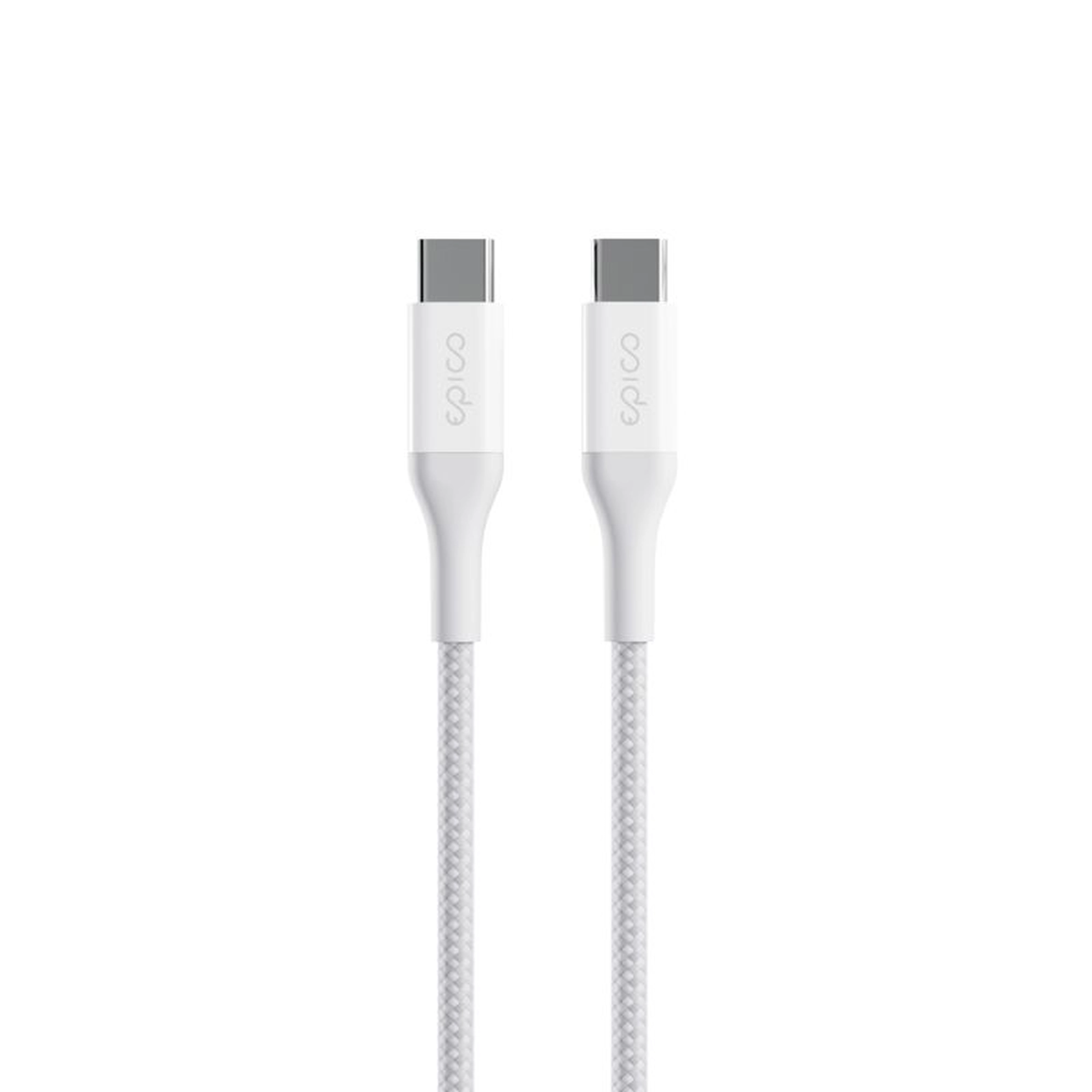 epico UltraLink USB-C/USB-C töltőkábel 240W 1,2 m - fehér