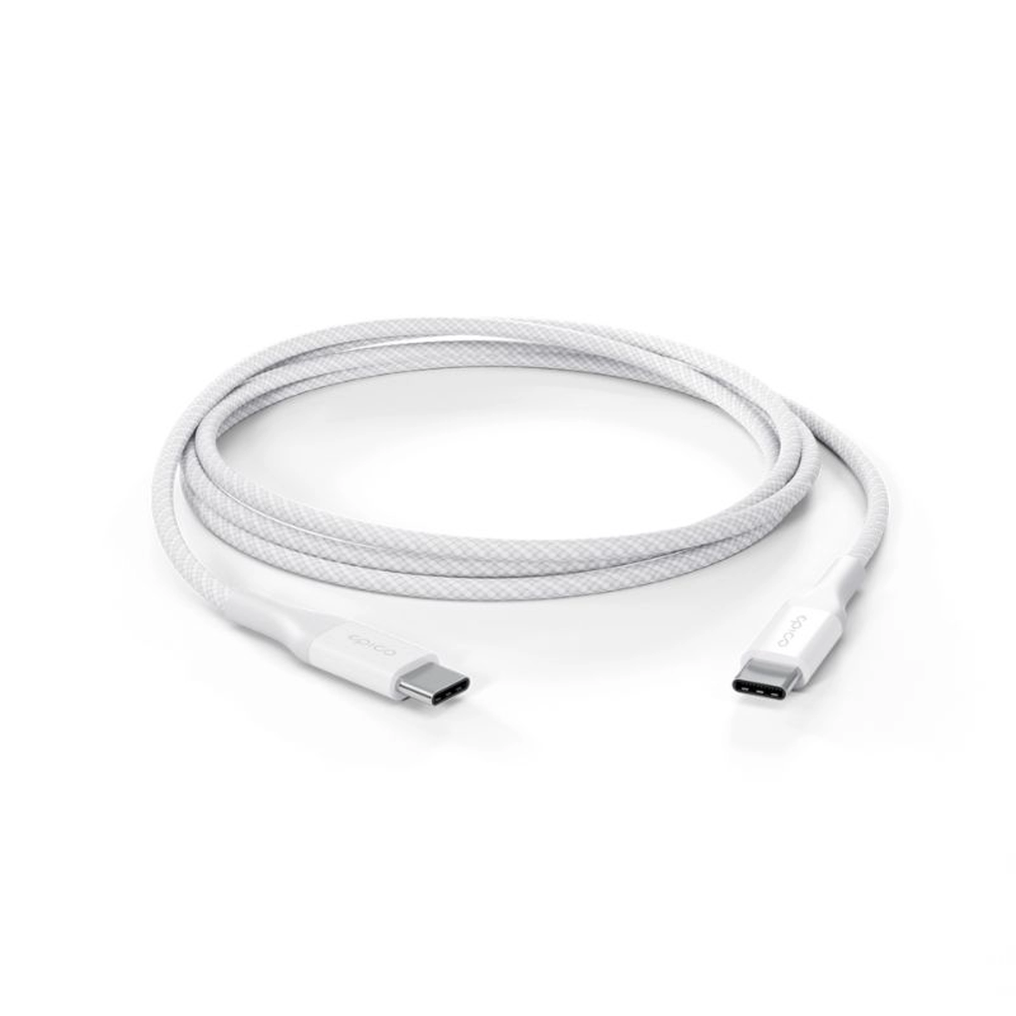 epico UltraLink USB-C/USB-C töltőkábel 240W 1,2 m - fehér
