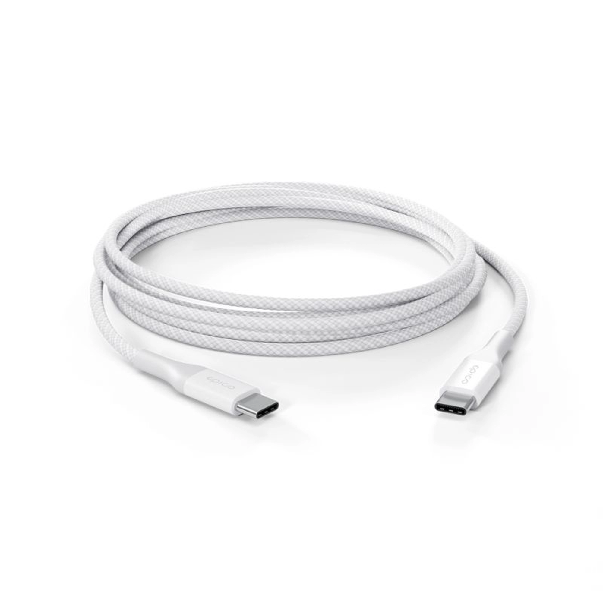 epico UltraLink USB-C/USB-C töltőkábel 240W 2m - fehér