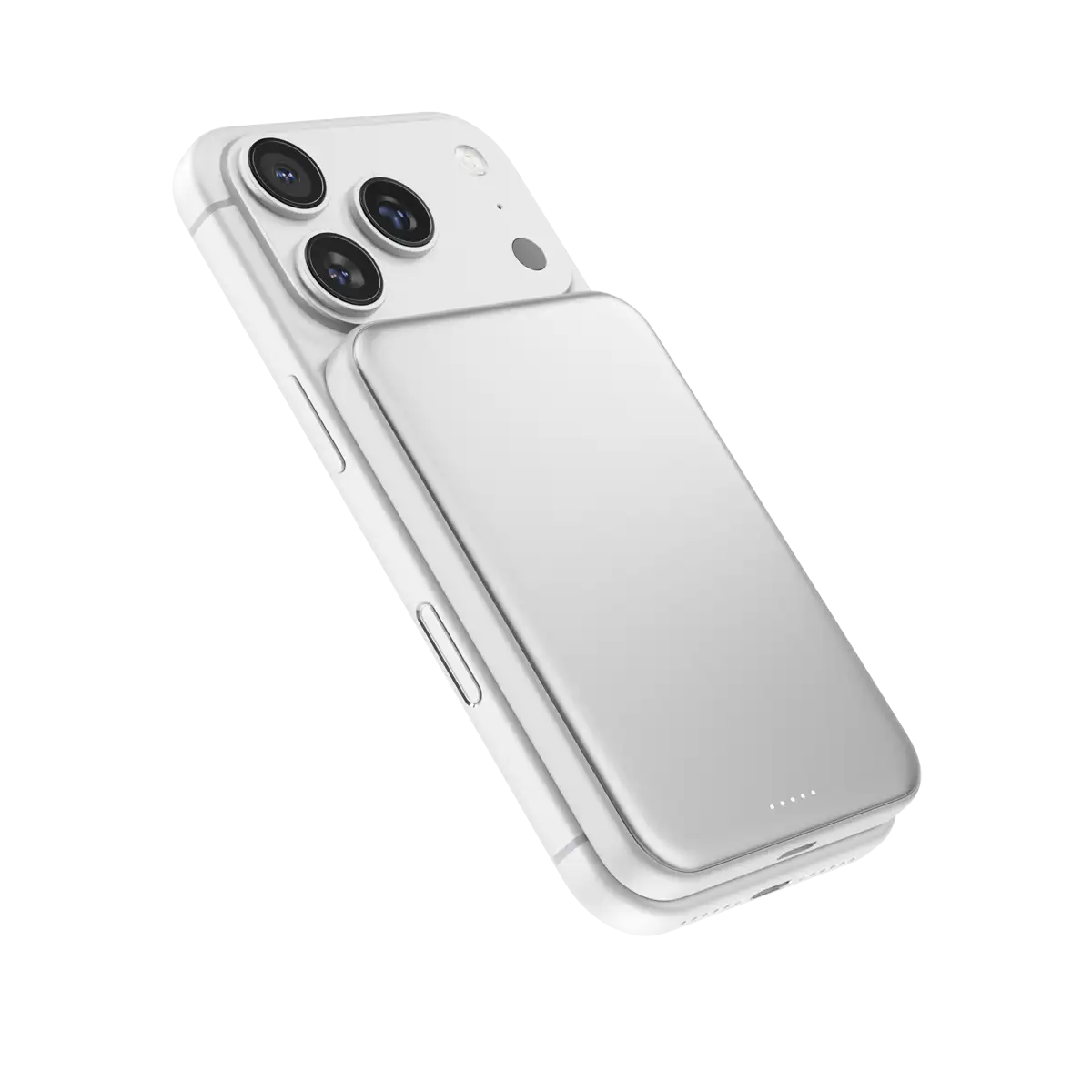epico UltraPack Qi2 25W Slim alumínium MagSafe powerbank 5000 mAh - ezüst