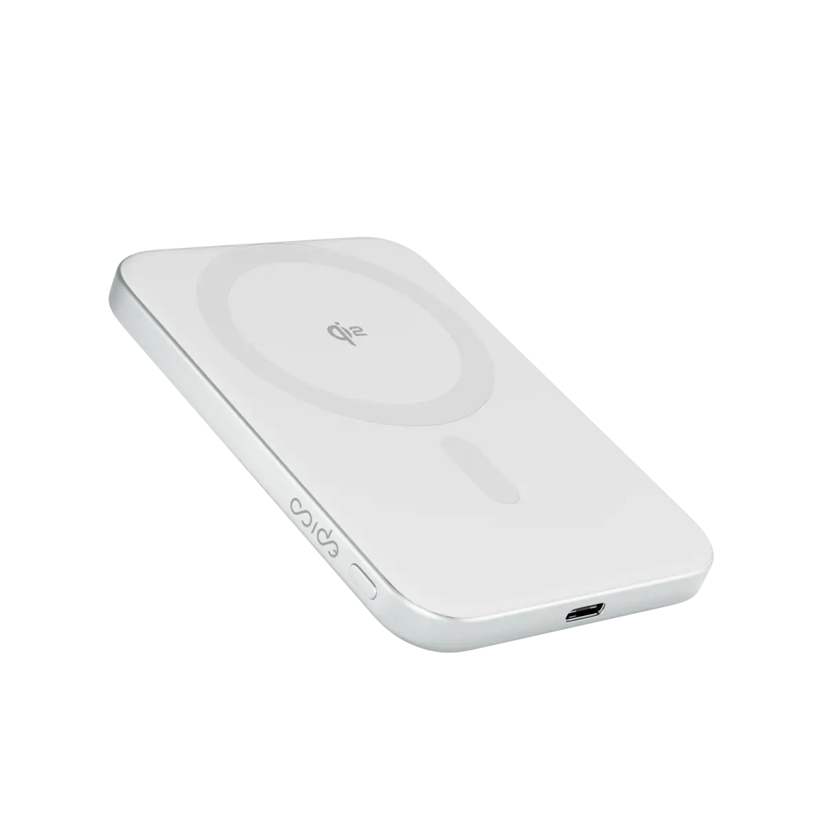 epico UltraPack Qi2 Slim alumínium MagSafe powerbank 5000 mAh - ezüst