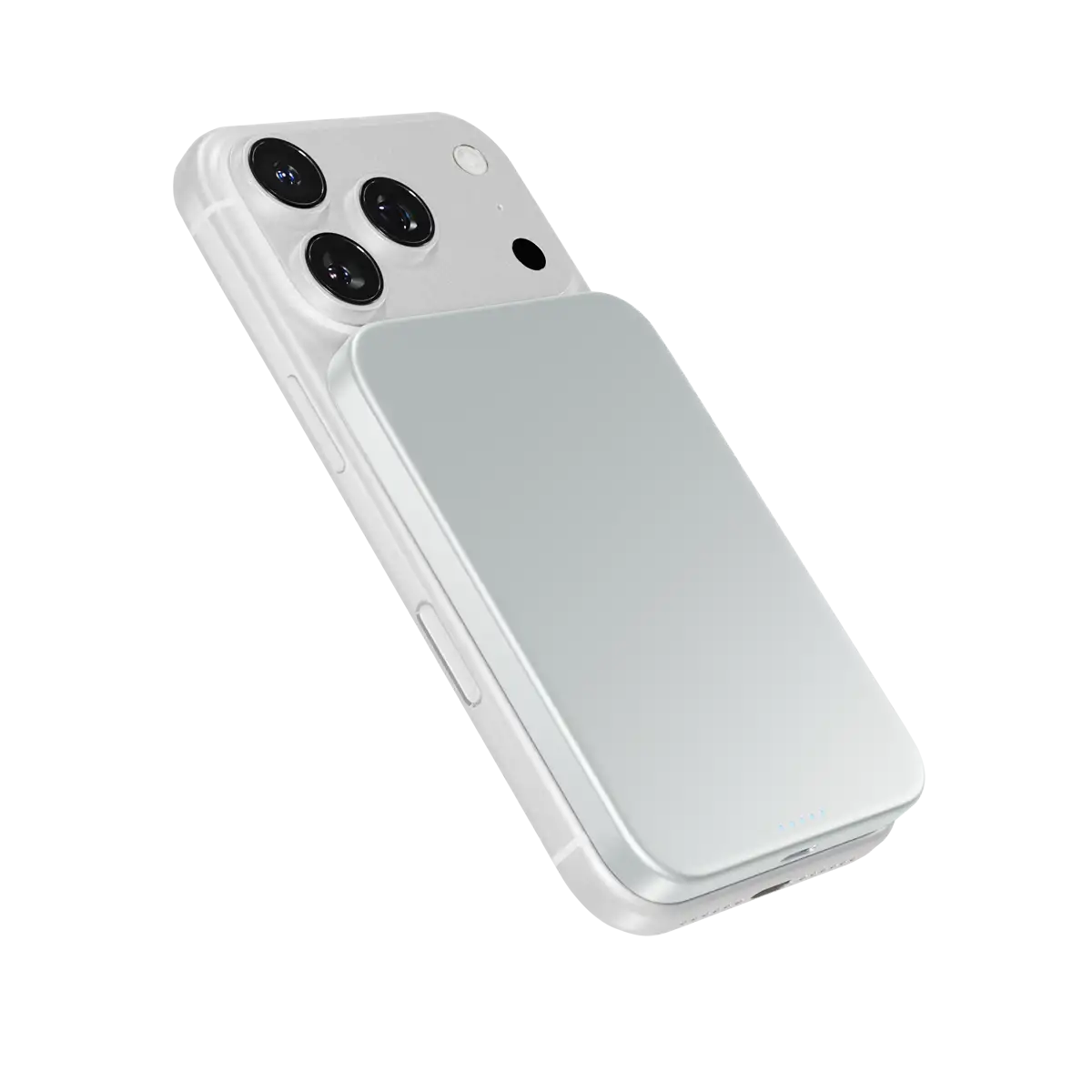 epico UltraPack Qi2 Slim alumínium MagSafe powerbank 5000 mAh - ezüst