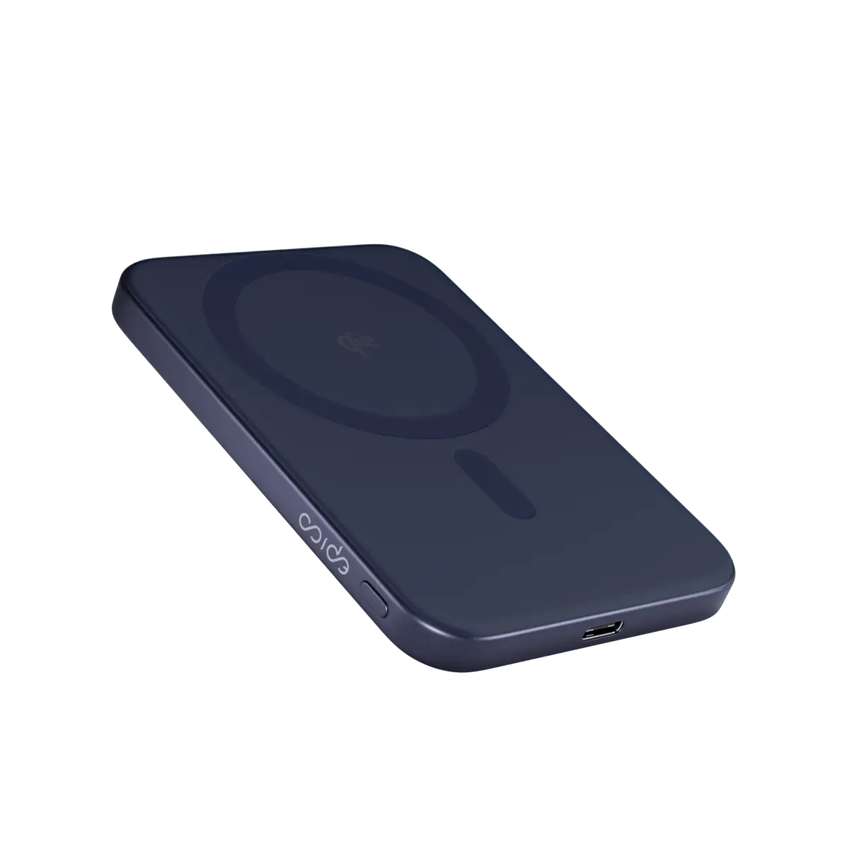 epico UltraPack Qi2 Slim alumínium MagSafe powerbank 5000 mAh - mélykék