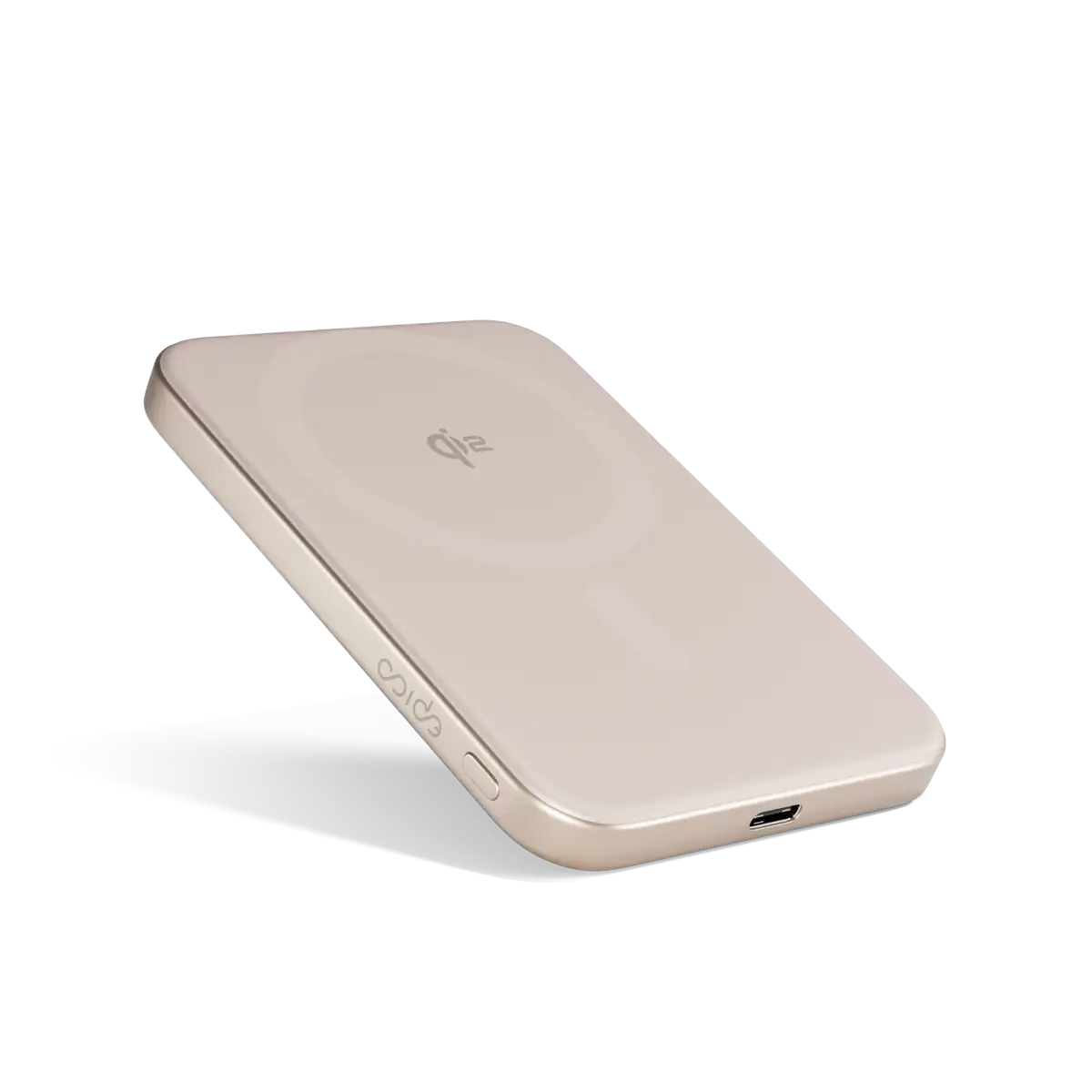 epico UltraPack Qi2 Slim alumínium MagSafe powerbank 5000 mAh - sivatagi titán
